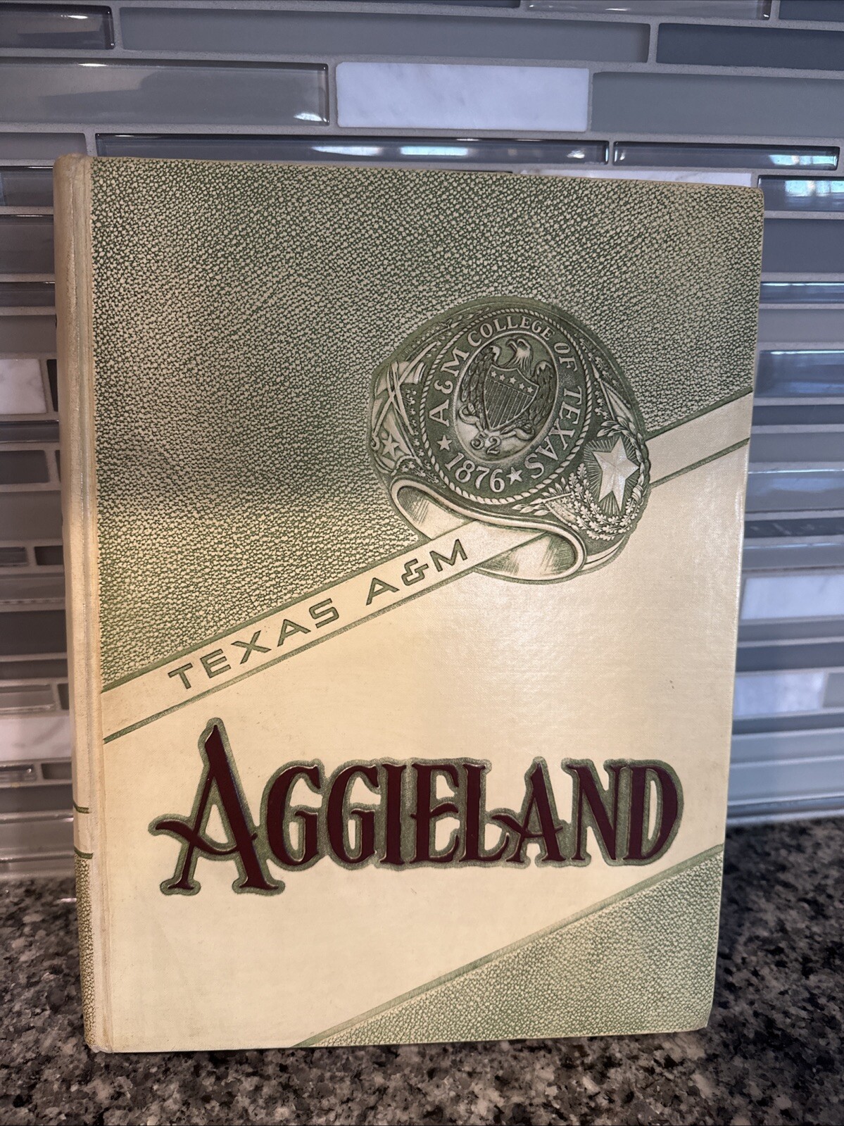 1952 📚Texas A&M Aggieland University Yearbook Volume 50 💫XL Size VG++ Aggies