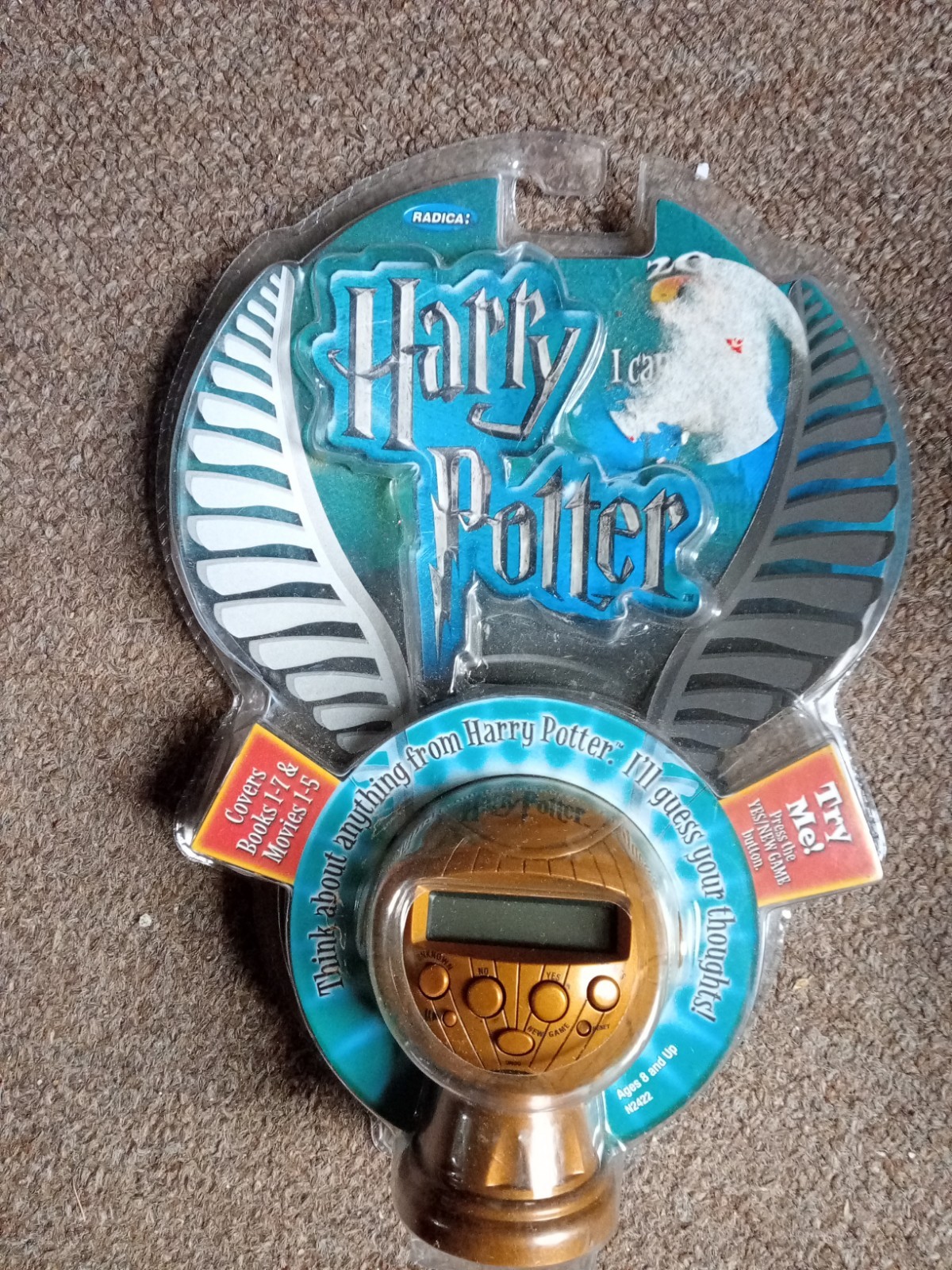 Harry Potter 20Q 20 Questions Mattel Radica Handheld Electronic Trivia Game BNIP
