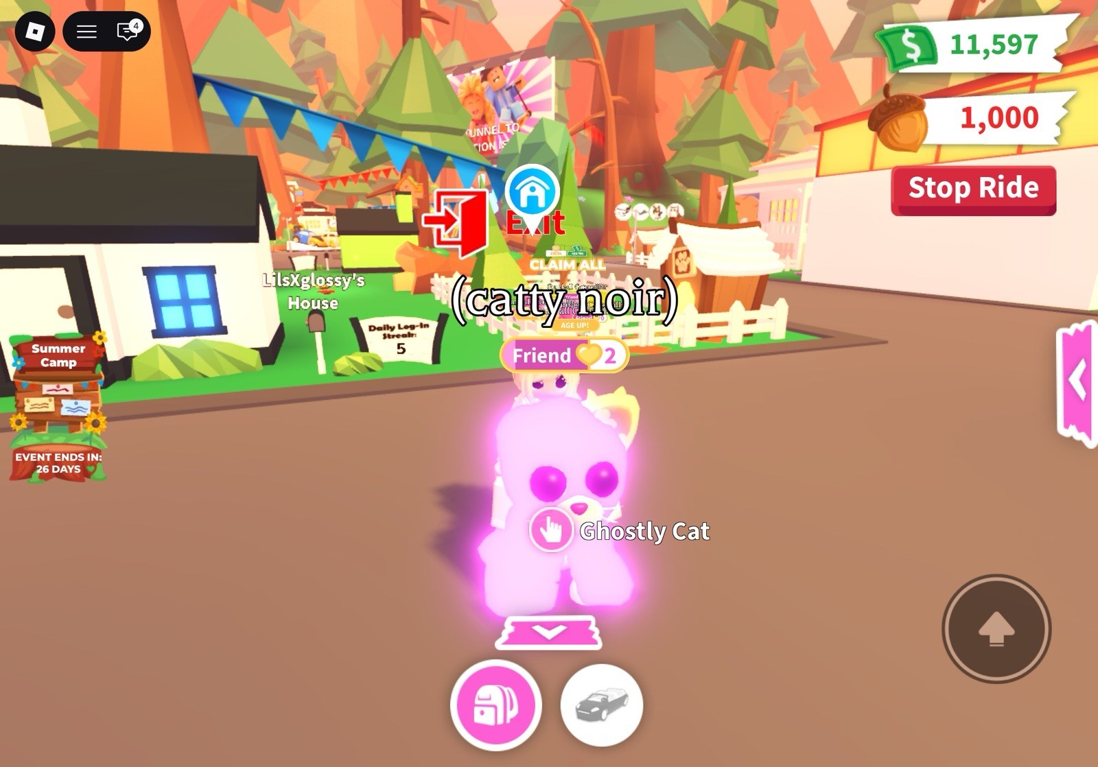 Adopt Me Mega Fly Ride Ghostly Cat VIEW DESCRIPTION ‼️‼️