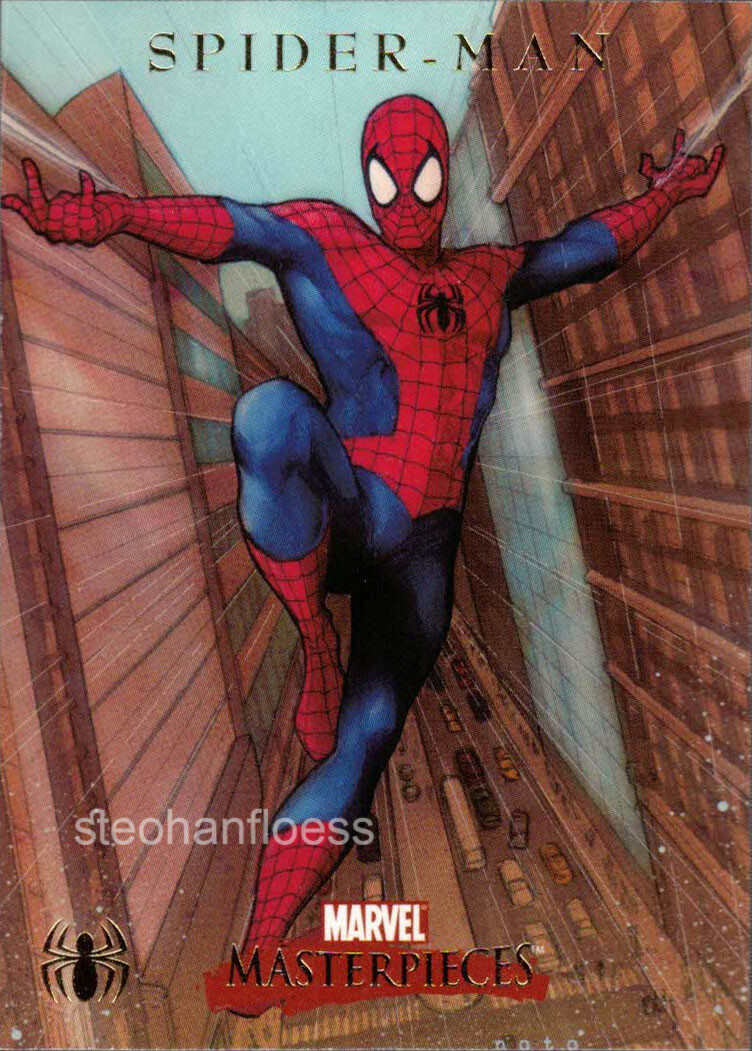 2007 Marvel Masterpieces Spider-Man You Pick the Base Foil Card Finish Your Set