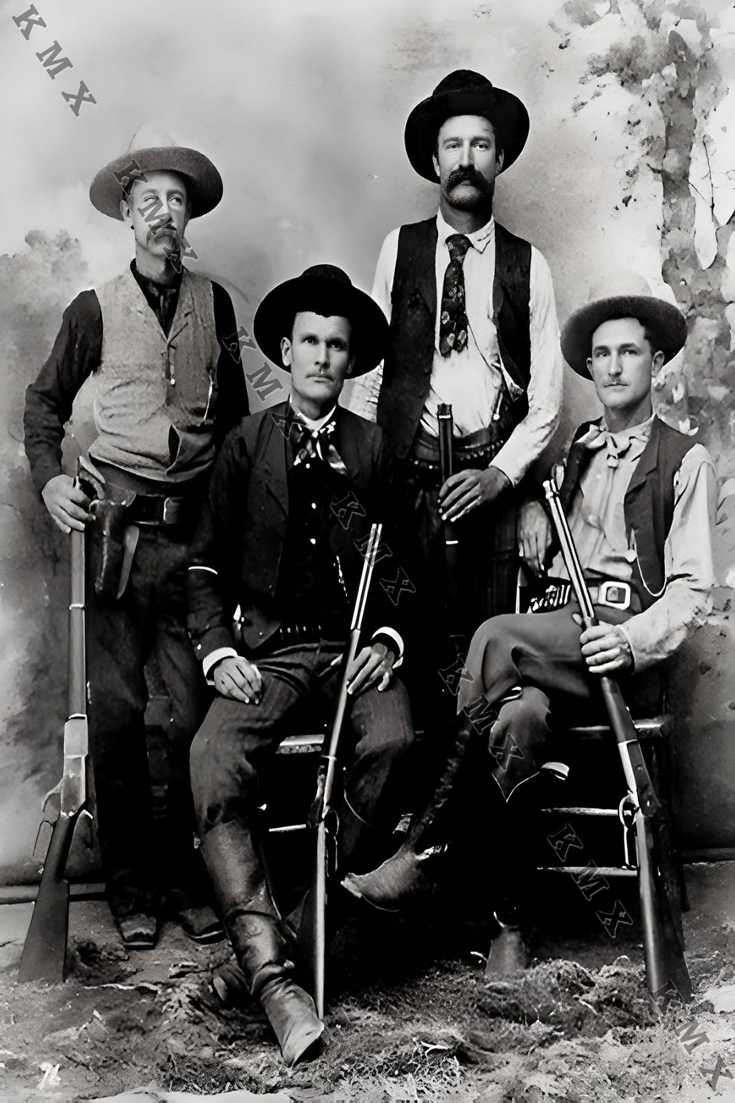 1870's The James Gang 4x6 photo