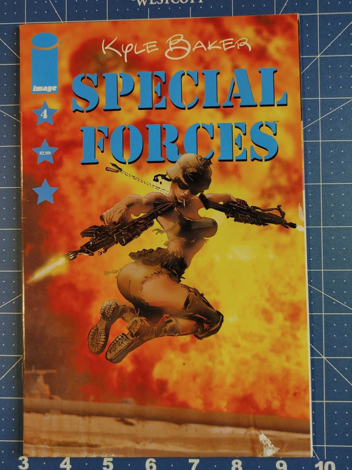 SPECIAL FORCES #4 (2007) IMAGE ULTRA VIOLENT WAR COMIC KYLE BAKER. Damaged 
