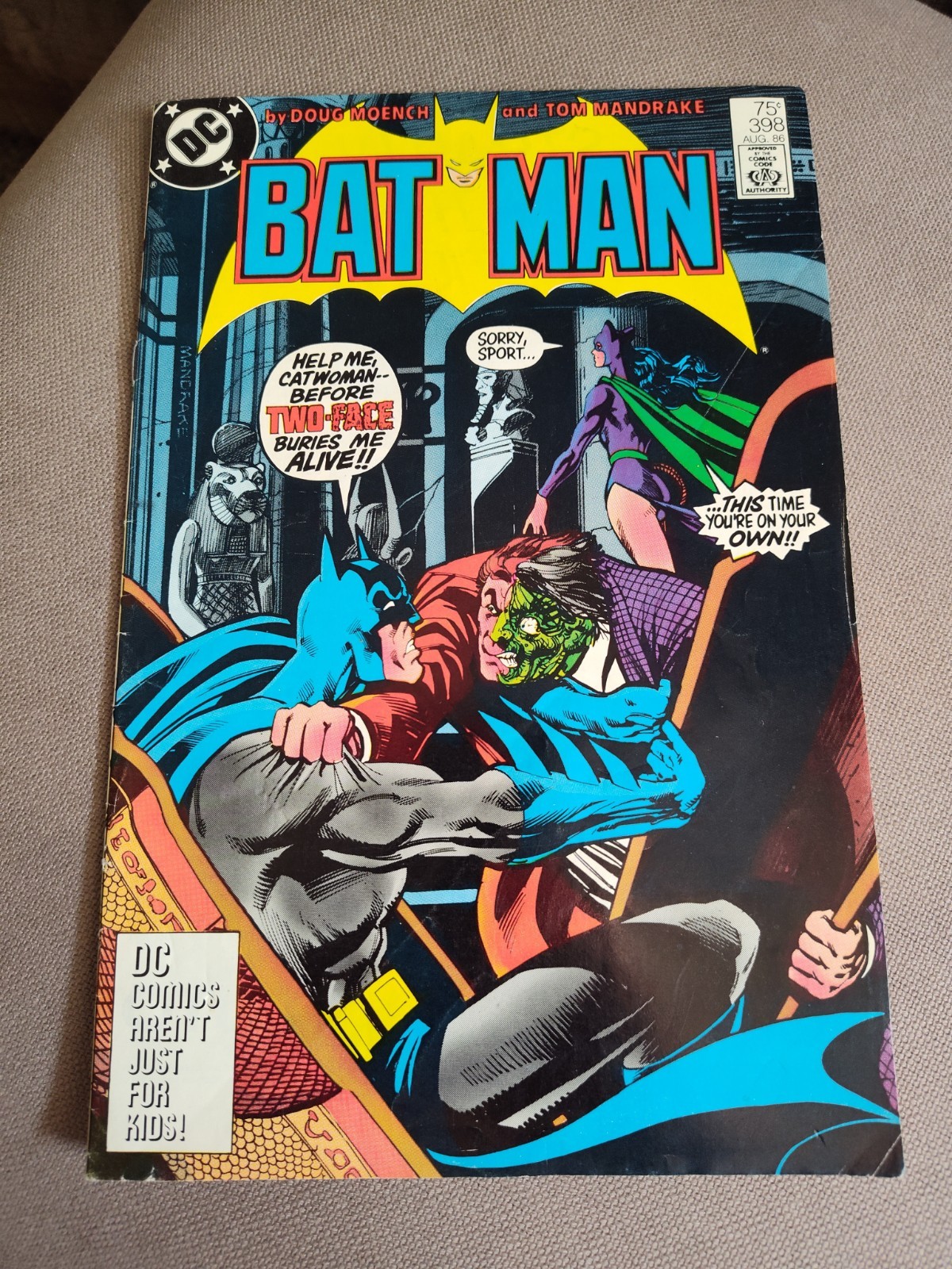 Batman #398 Second Printing 1986 DC Comics Nintendo Ad 