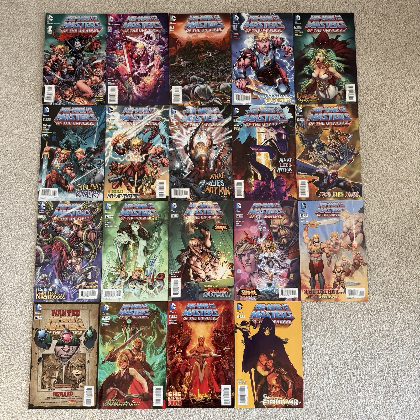 DC Comics He-Man and Masters of the Universe #1-19 Complete Set 1st She-Ra 2013