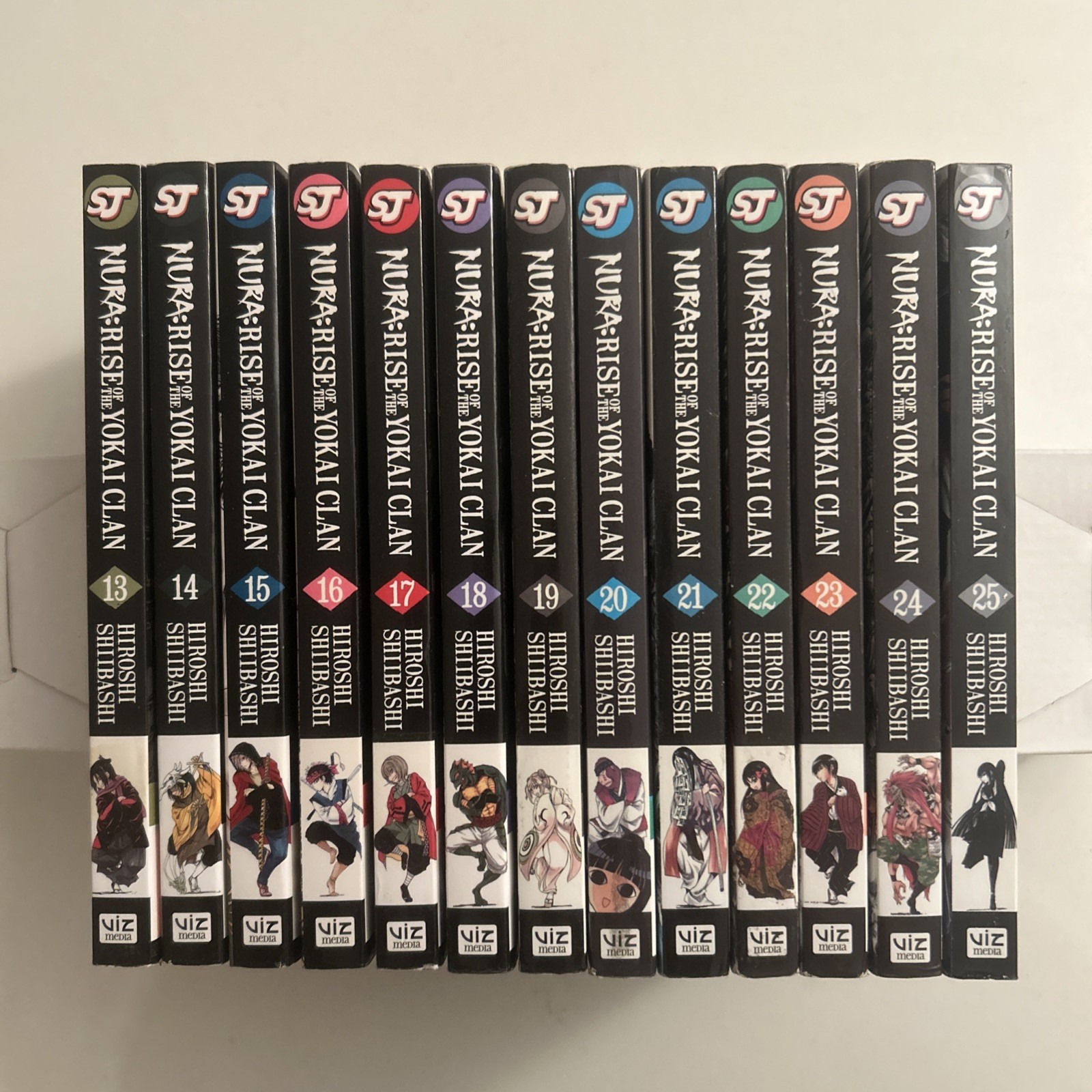Nura: Rise of The Yokai Clan Manga 13-25 Complete Set English Version Ex-Library
