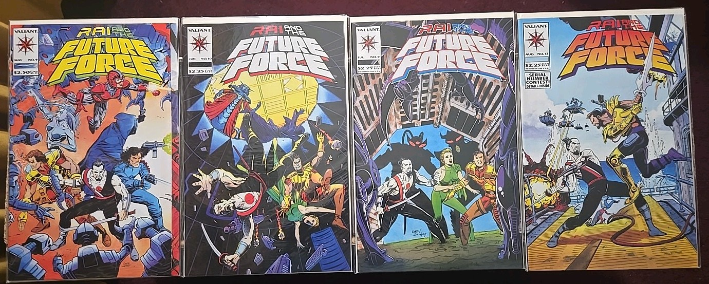 RAI (No. 9, May, 1993-No. 33, Jun, 1995) Valiant Comics Lot of 23 NM/M condition
