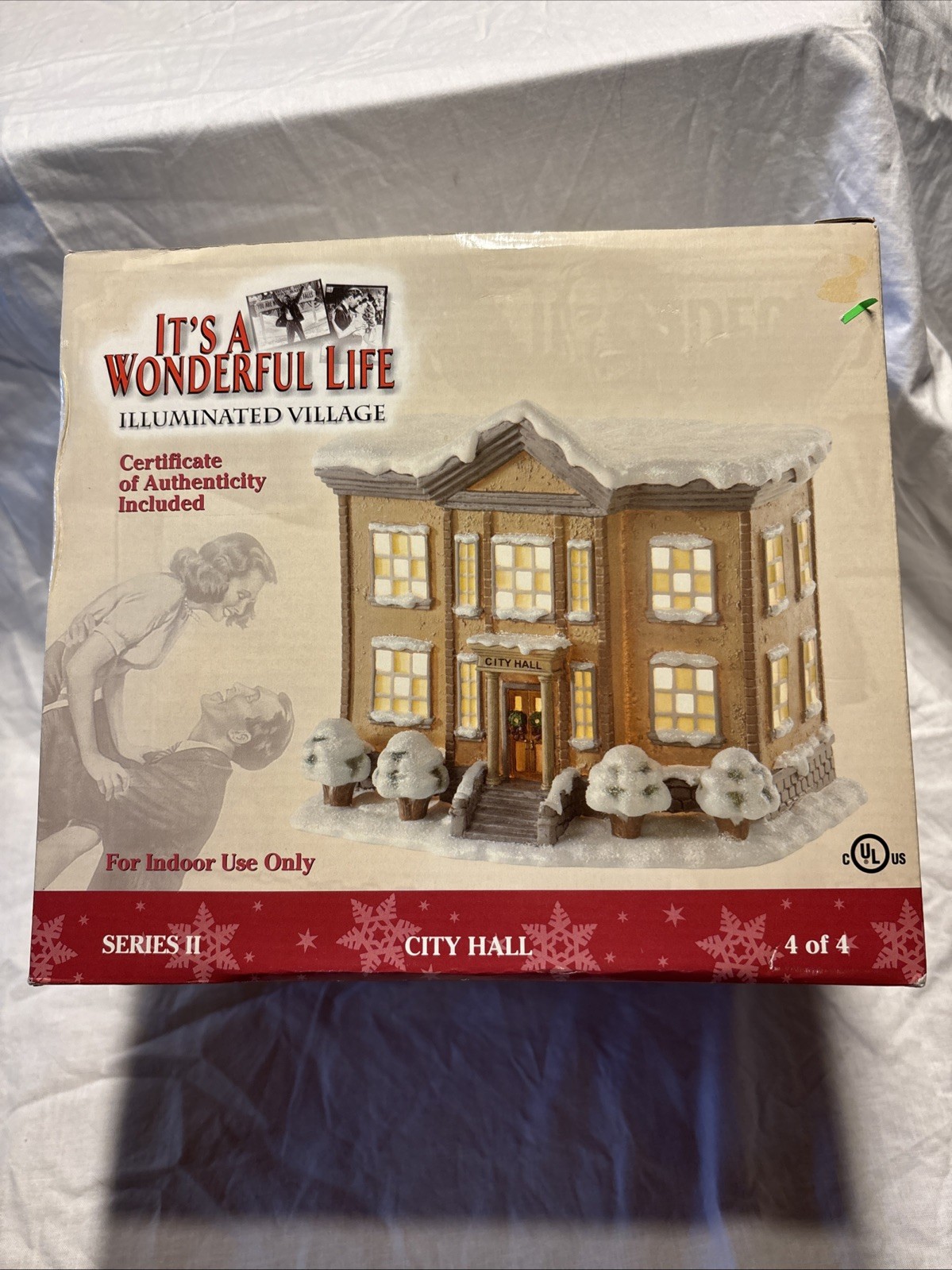 Rare Enesco It’s a Wonderful Life Series 2 “City Hall” 4/4