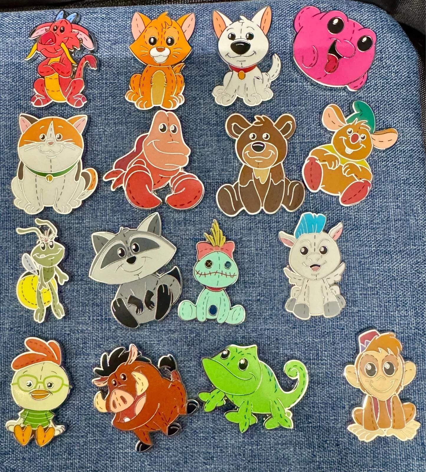BNew Disney Pixie Plush Mystery Pin UChoose LR Pin or EntireSet Morph Chase