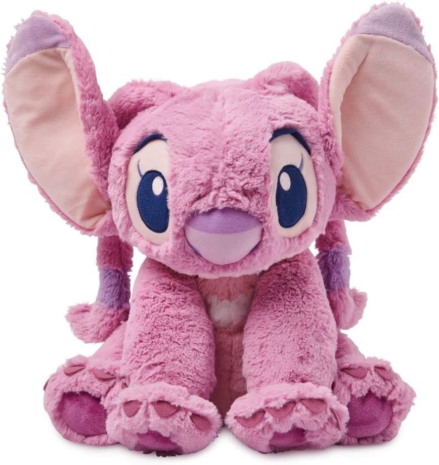 Angel Medium Soft Toy for Kids, Cuddly Character with Fuzzy Texture and Embroide