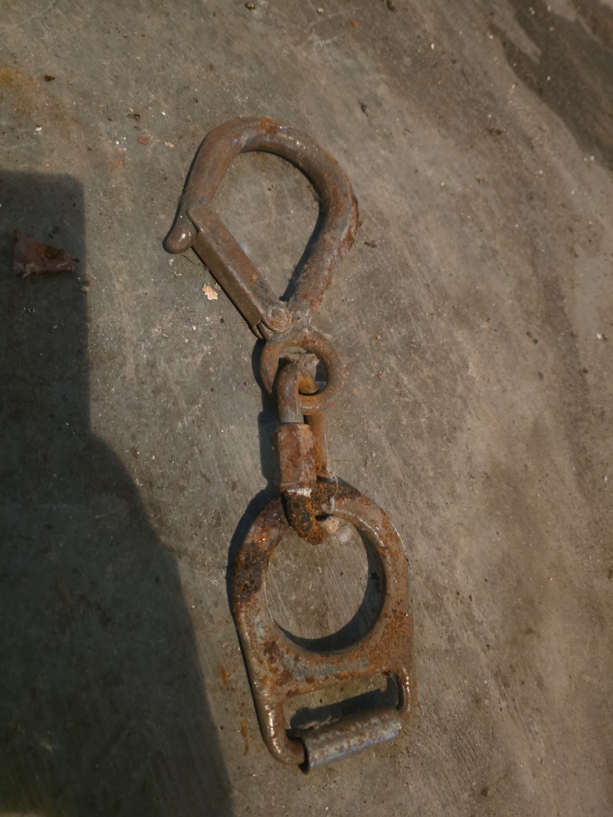Vintage Rusty Hook Tool. From 1950s Barn.