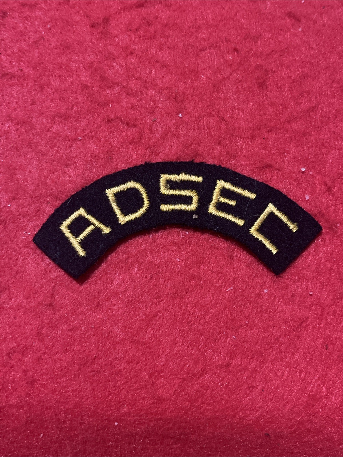 WWII U. S. ARMY ADSEC (Advanced Section Communications Zone) ARCHED SSI Rocker