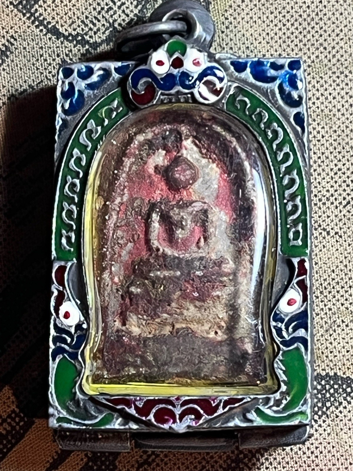 PHRA SOMDEJ WAT Rakhang Phim Lex, OLD RARE THAI AMULET ANTIQUE BUDDHA