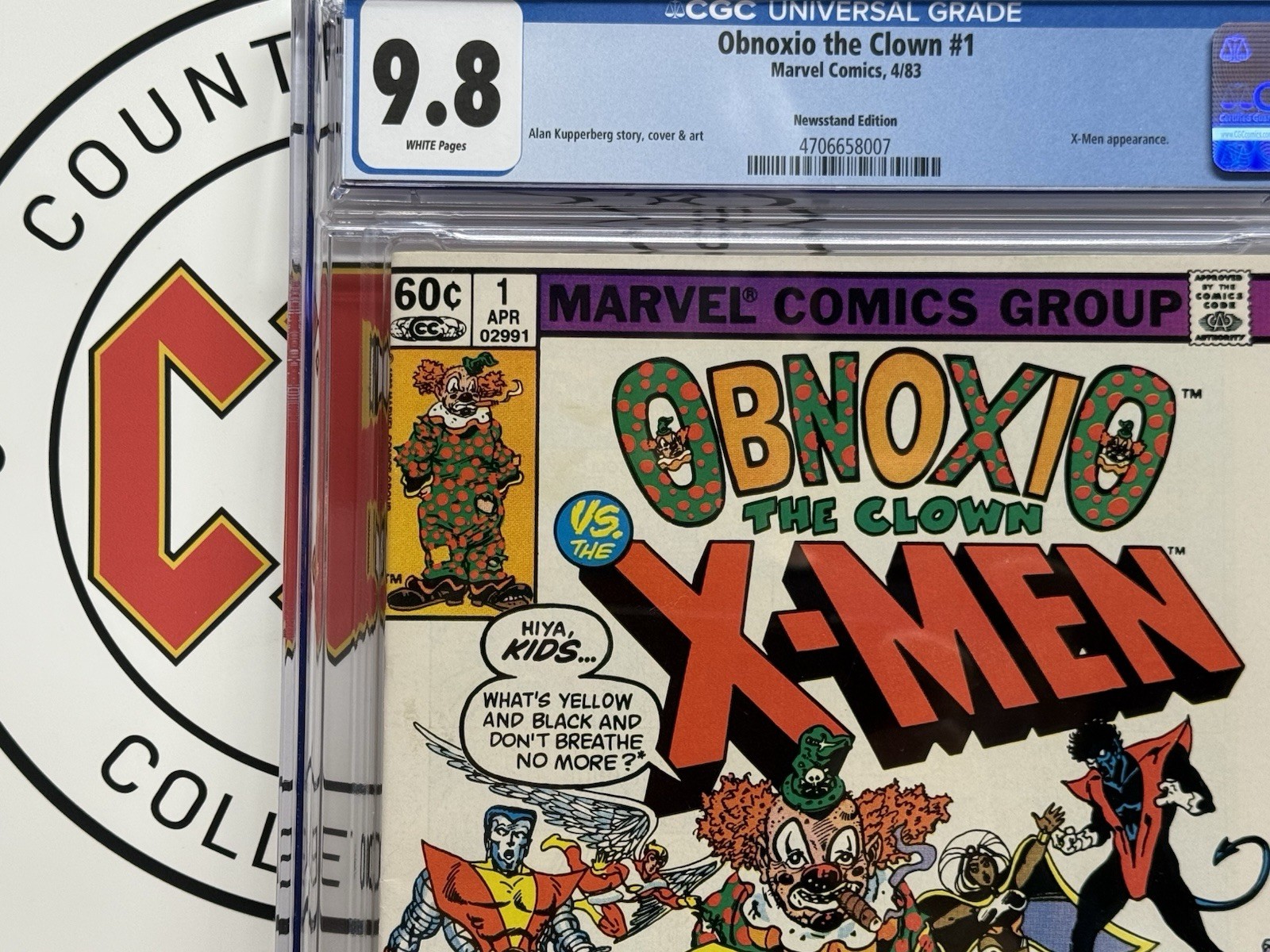 Marvel (4/83) Obnoxio the Clown #1 CGC 9.8 - Newsstand Edition - Top POP