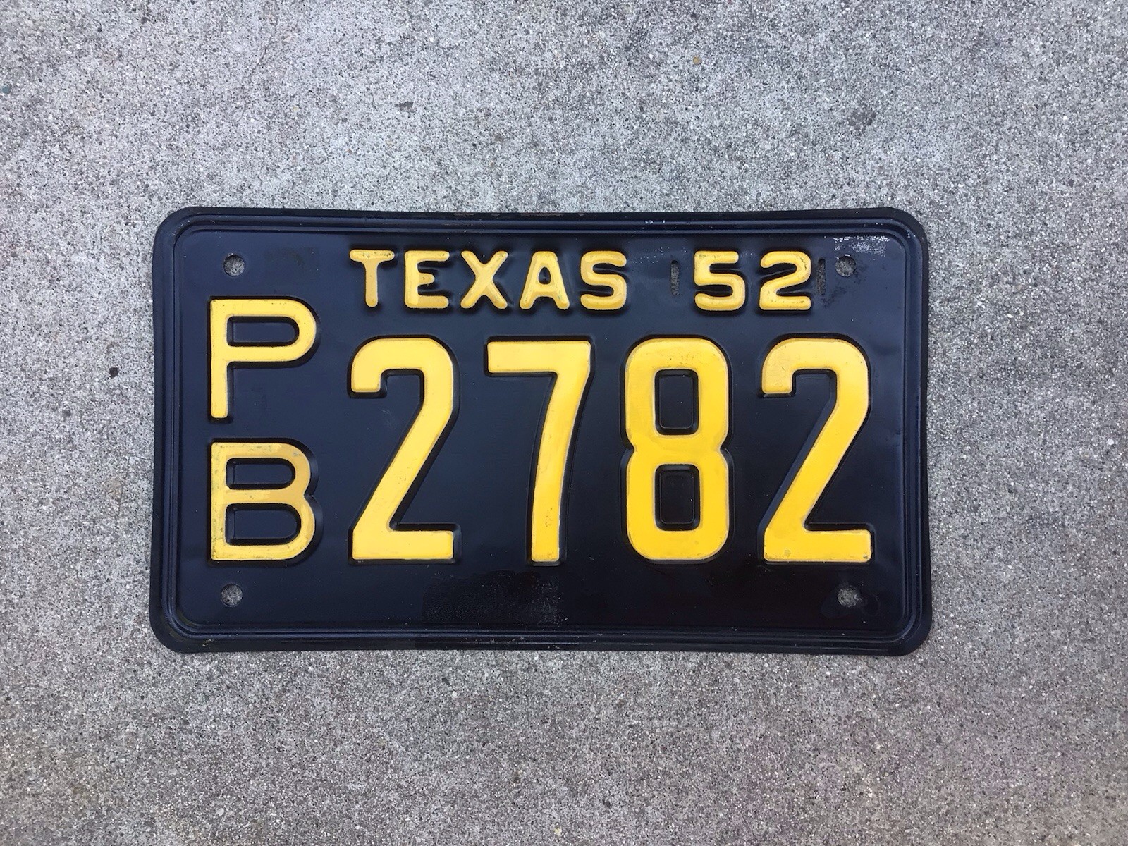 1952 - TEXAS - LICENSE PLATE