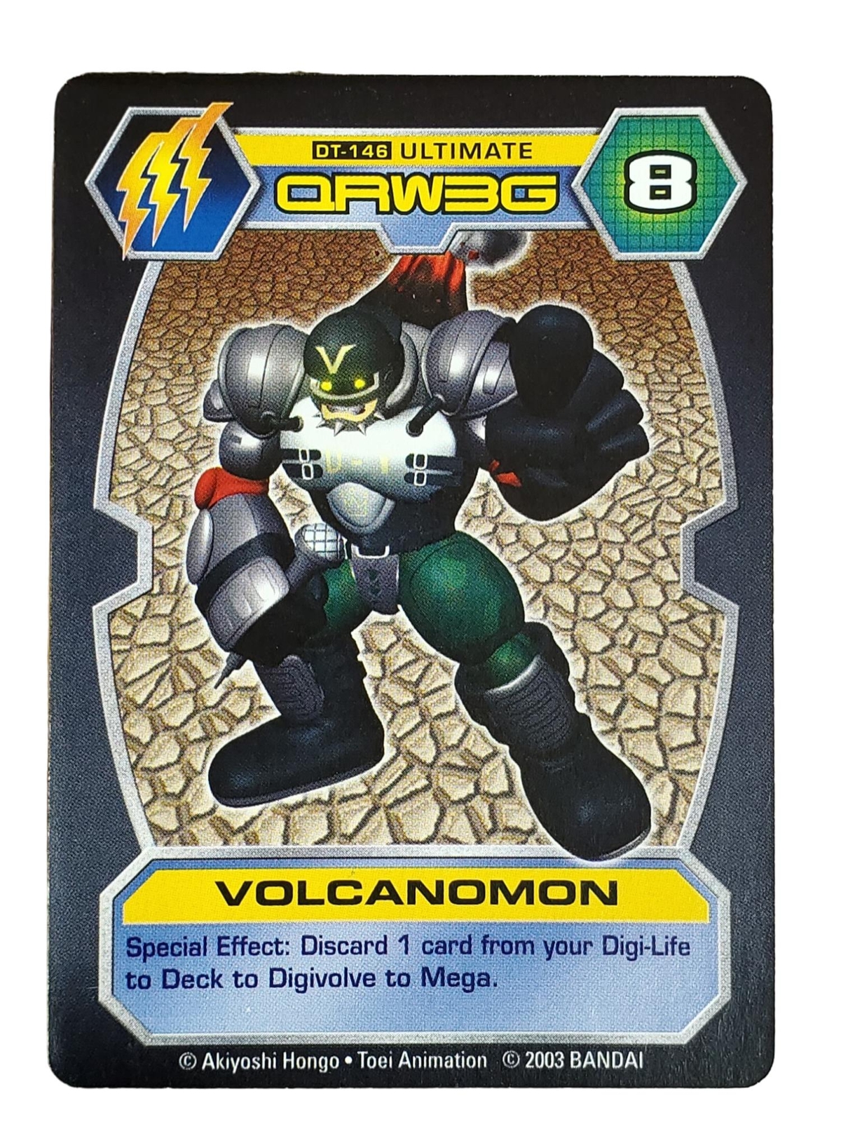 Digimon D-Tector Series 4 Trading Card Game Booster Normal DT-146 Volcanomon
