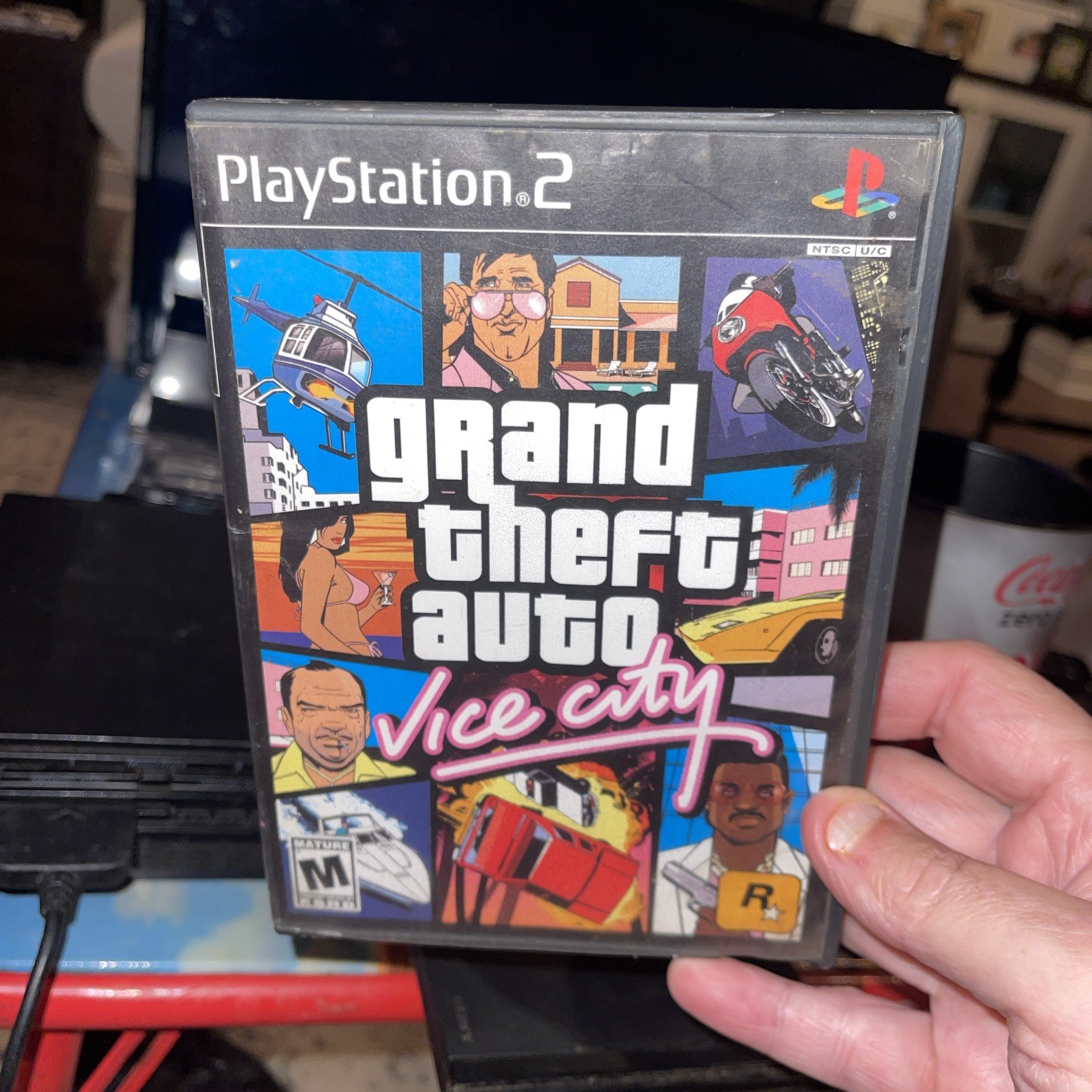 Grand Theft Auto: Vice City Sony PlayStation 2 Black Label W/ Map Manual Tested