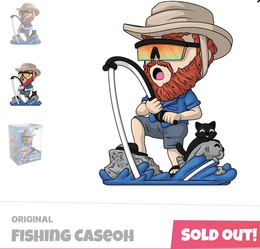 Youtooz -Fishing CaseOh Vinyl Figure *SOLD OUT