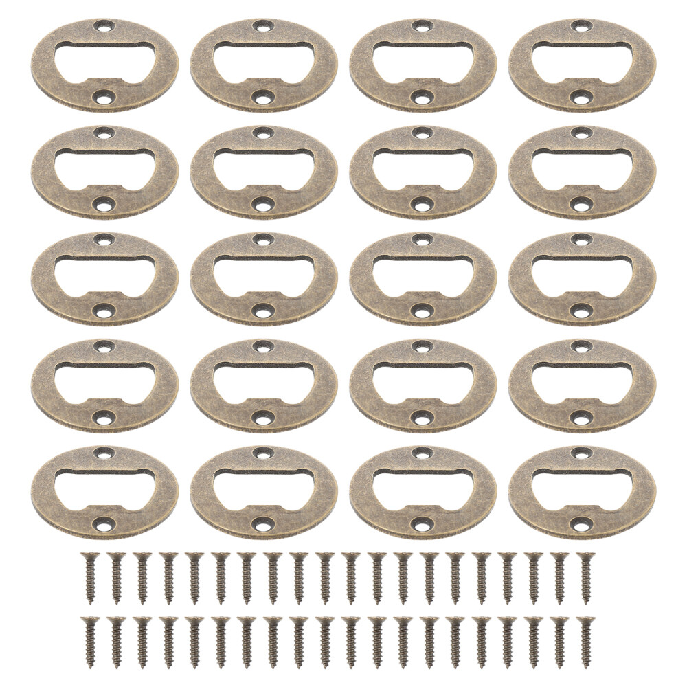 1 set DIY Bottle Opener Wrench Spanner with Screws of Flat Bottle Opener Part