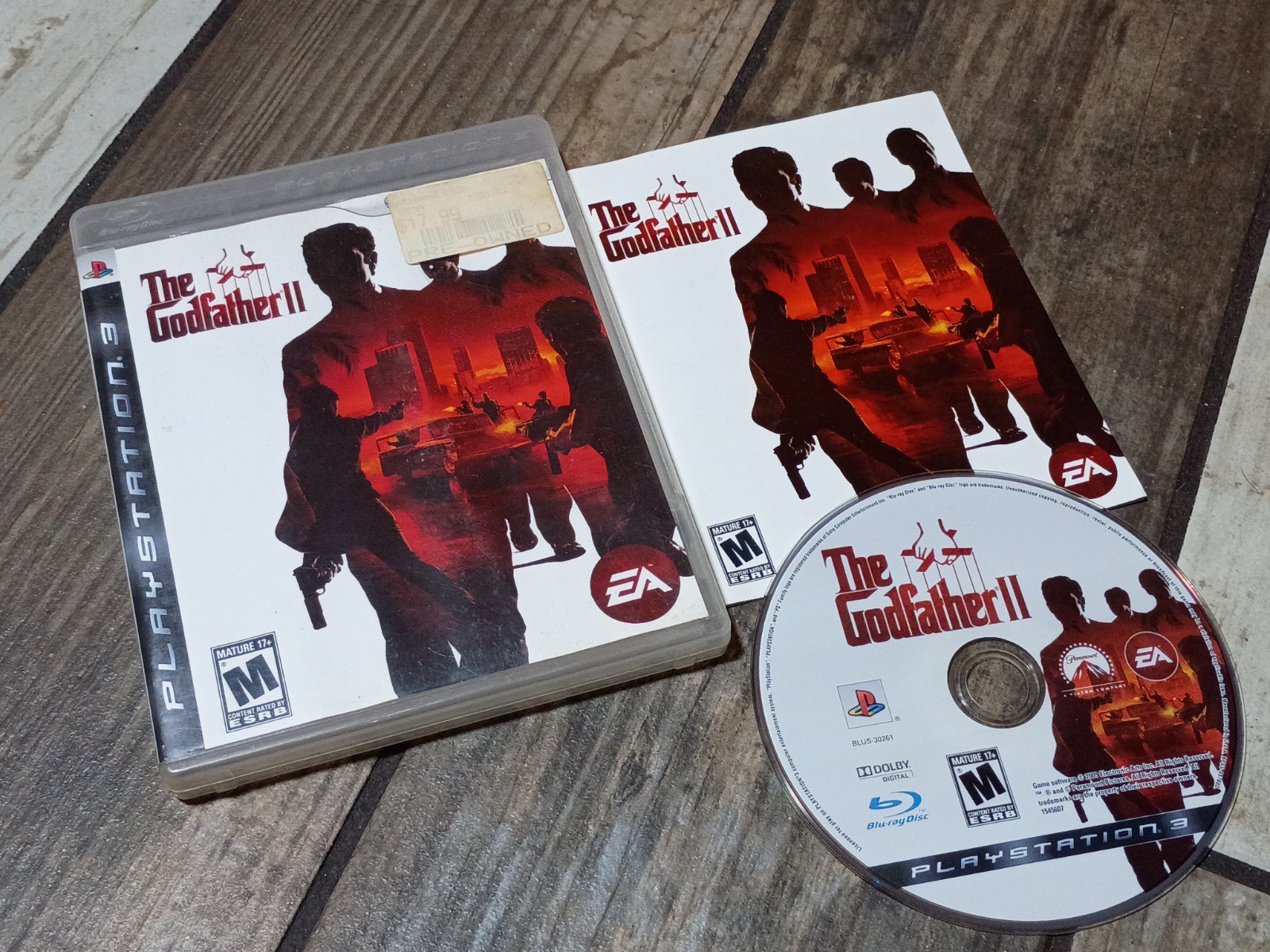 The Godfather II (Sony PlayStation 3, 2009) CIB TESTED WORKING READ