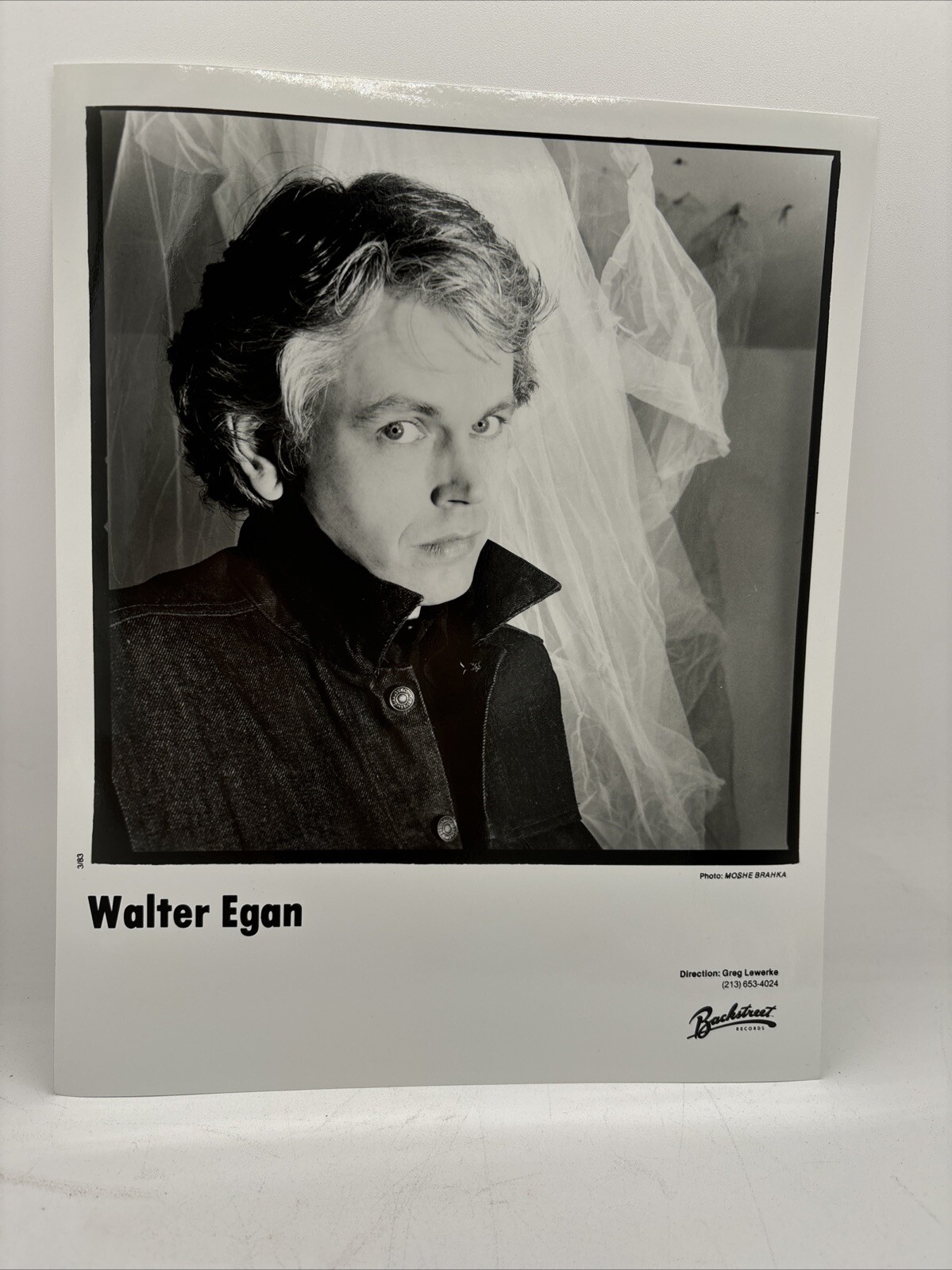 1983 Press Photo Walter Egan Backstreet Records Magnet And Steel