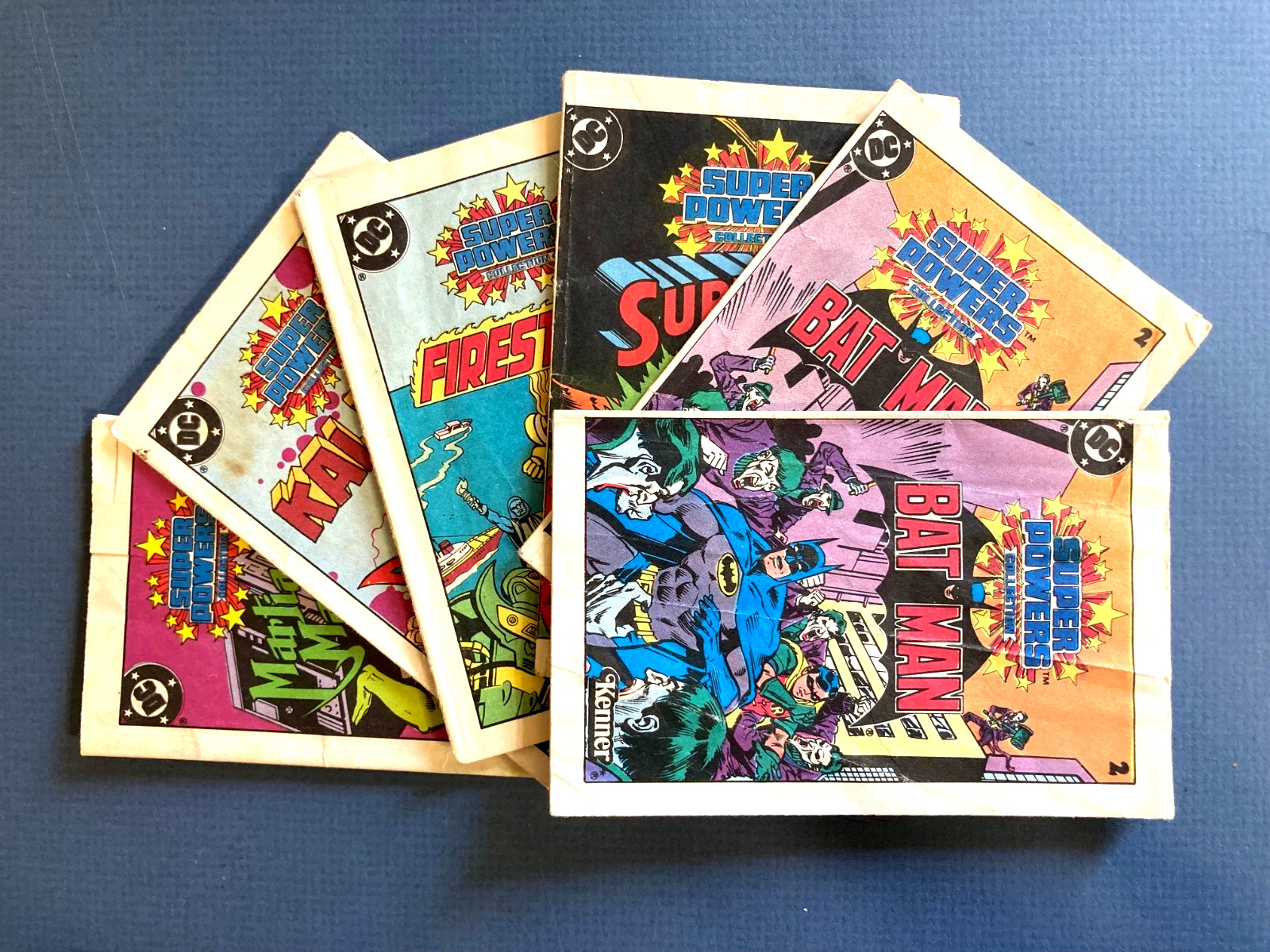 Vintage Kenner DC Super Powers Collection MINI COMIC Lot of 6 - 1984