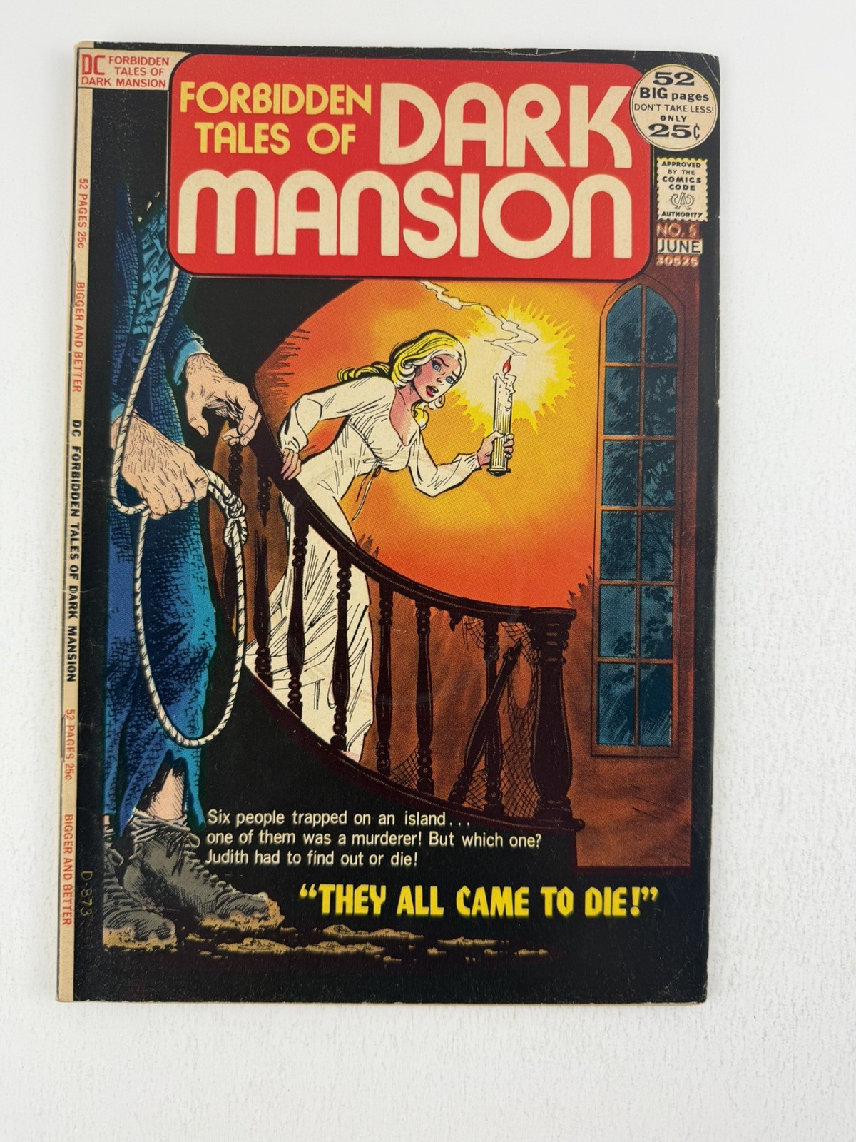 FORBIDDEN TALES OF DARK MANSION #5 - VF 1972 / NICK CARDY COVER ART