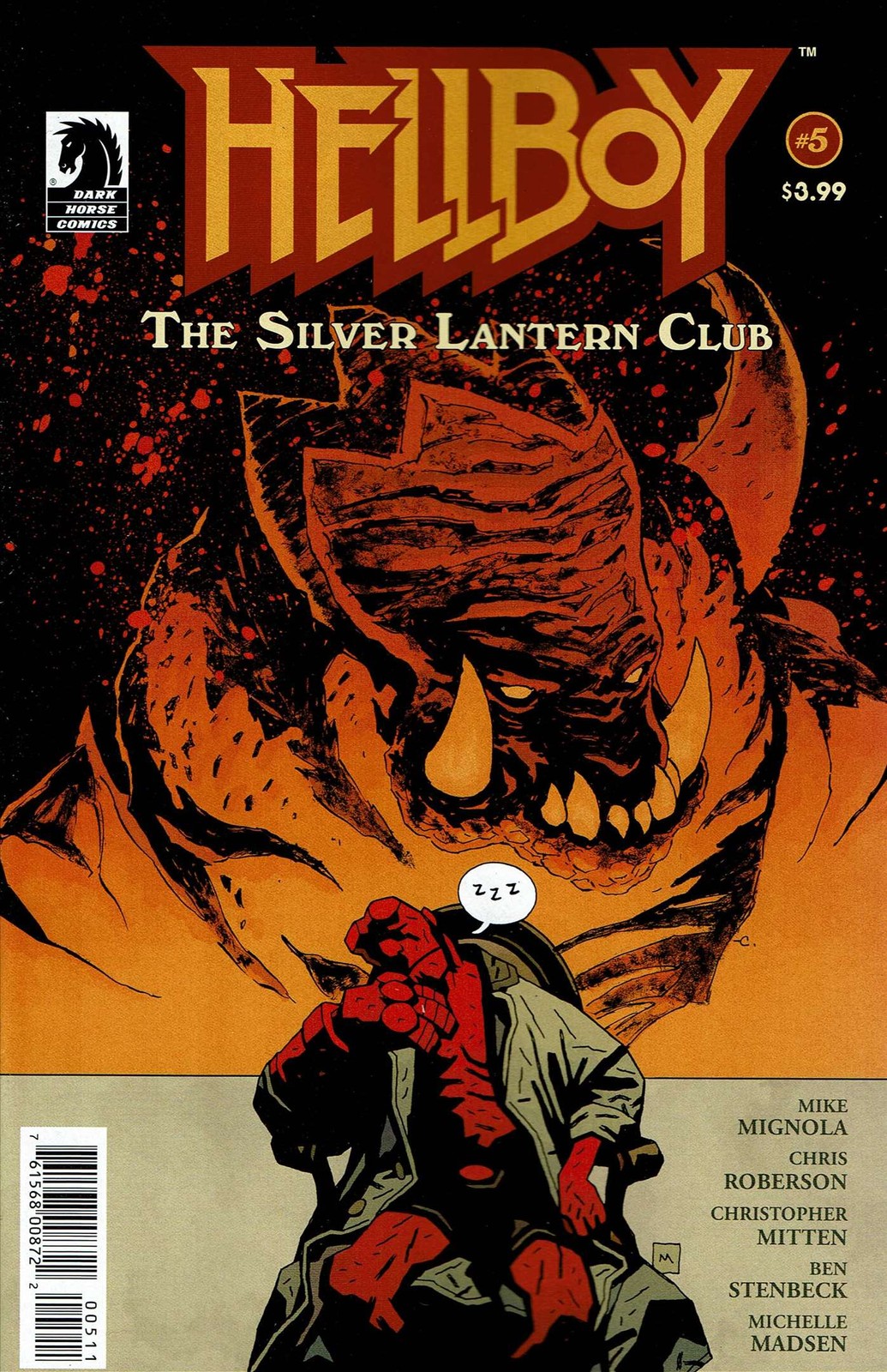 Hellboy: The Silver Lantern Club #5 VF; Dark Horse | Mike Mignola Last Issue - w