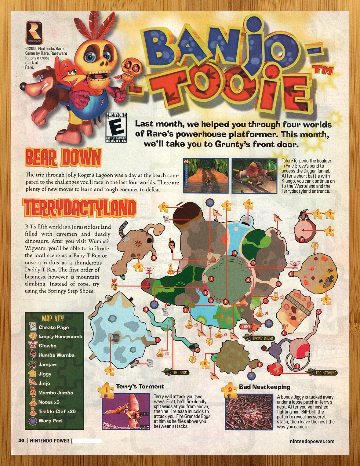 2000 Banjo-Tooie Nintendo 64 N64 Print Ad/Poster Original Video Game Promo Art