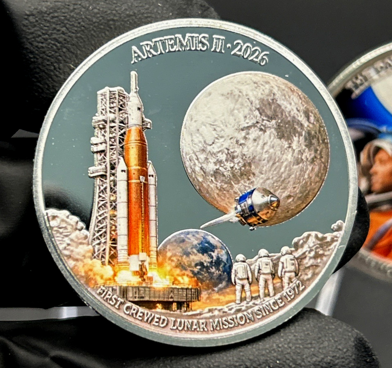 Artemis 2 Lunar Moon Mission 2026 Commemorative Coin Medal