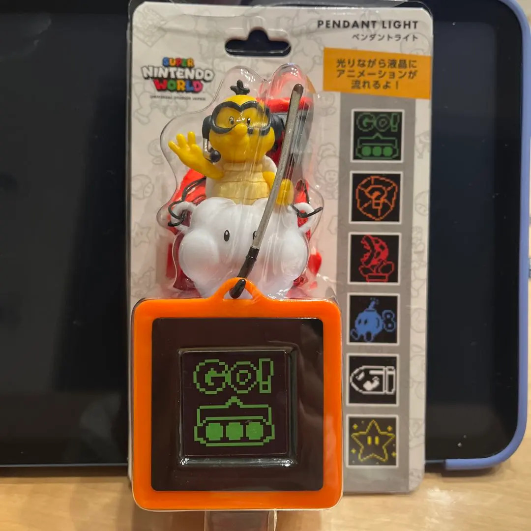 Lakitu Gimmick Figure with LCD Display Lanyard Super Nintendo World USJ Japan FS