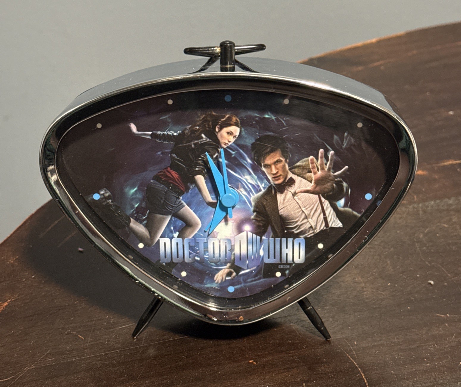Wesco Dr 11th Doctor Who Matt Smith Amy Pond Retro Analog Alarm Clock VERY RARE