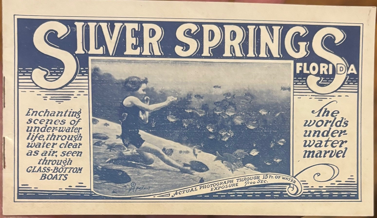 Vintage 1930s Silver Springs Florida 12-Page Advertising Booklet