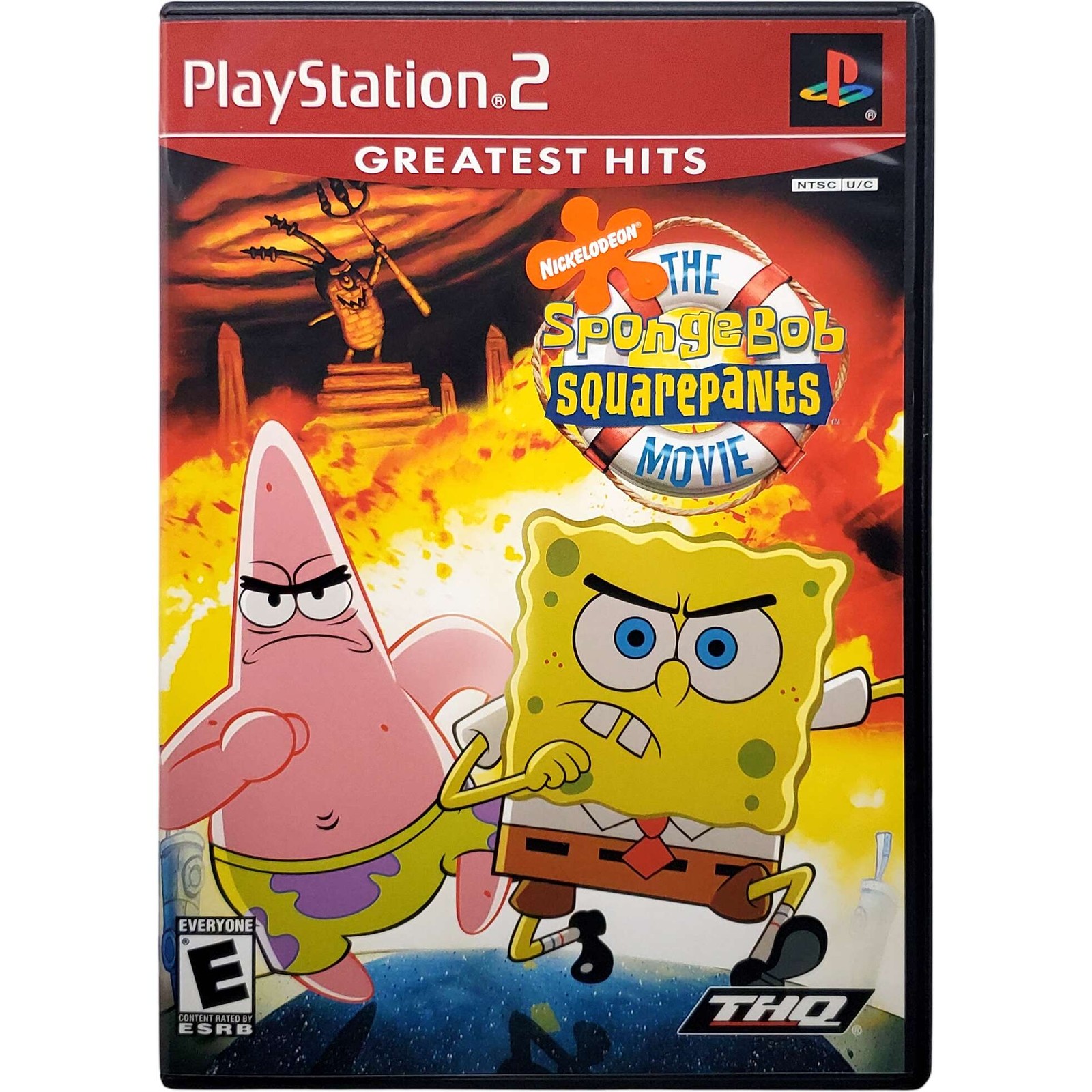 SpongeBob SquarePants The Movie Greatest Hits - Sony Playstation 2 PS2 Pristine