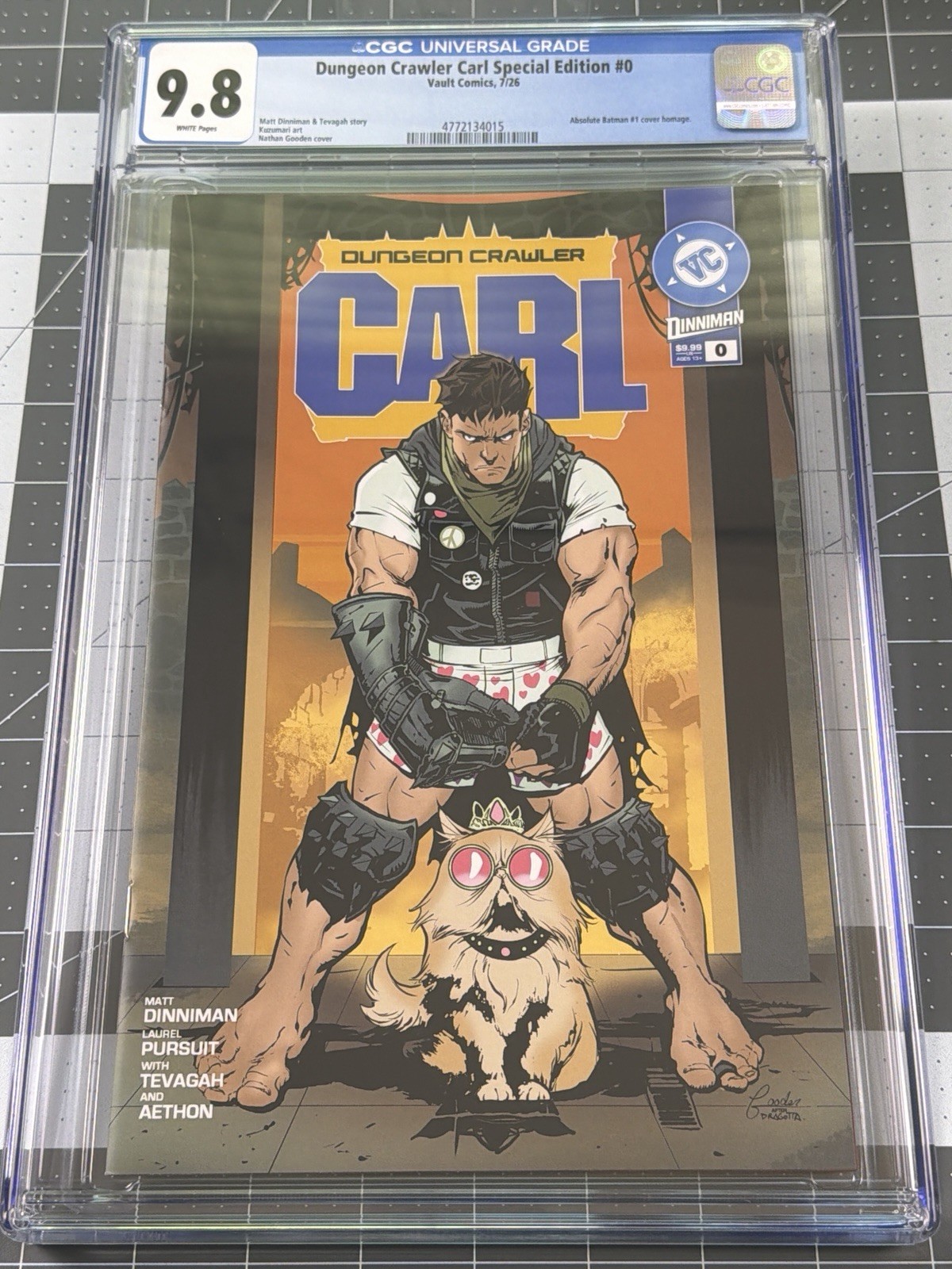 Dungeon Crawler Carl Special Ed #0 CGC 9.8 Nathan Gooden Absolute Batman Homage