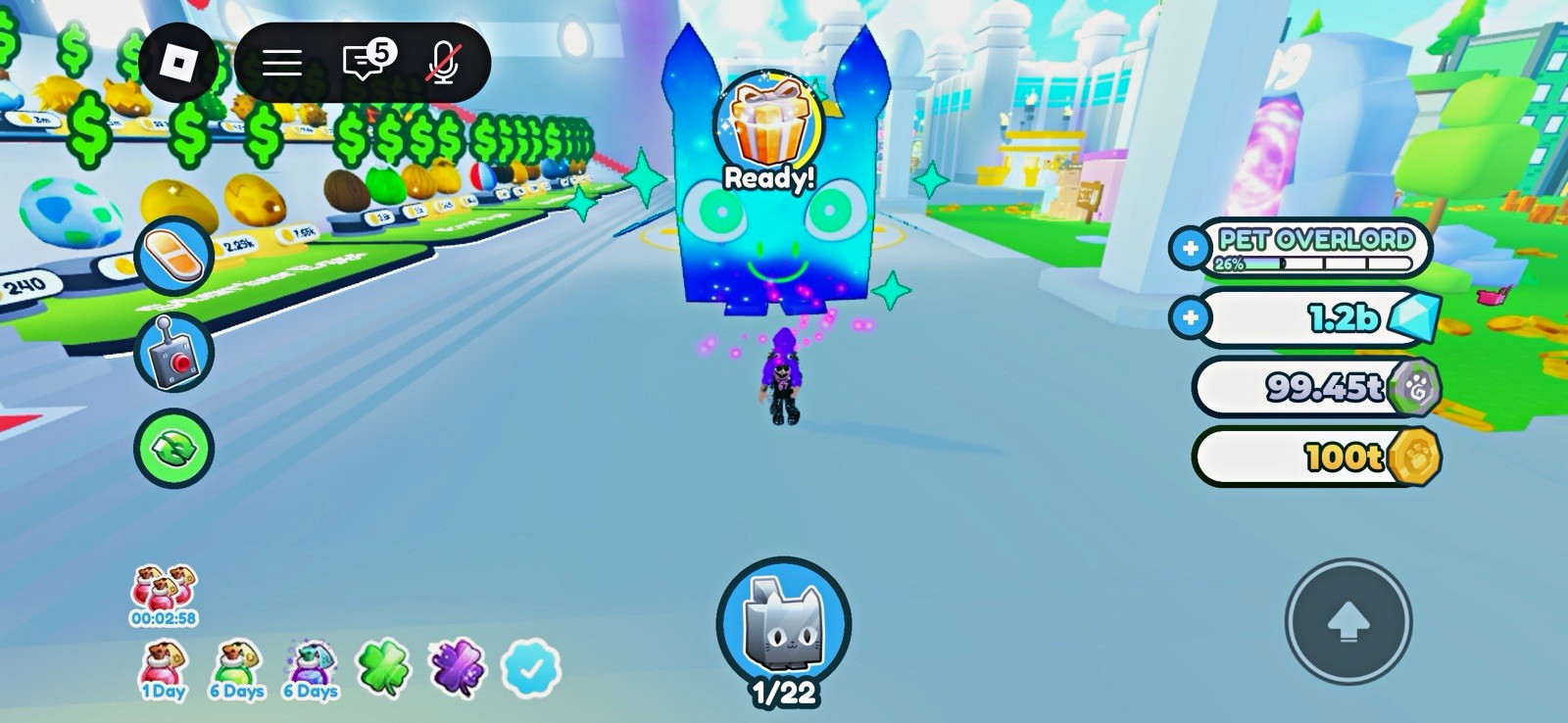 Pet Simulator X In-Game Virtual Game Item/Pets  Titanic Cosmic pegasus