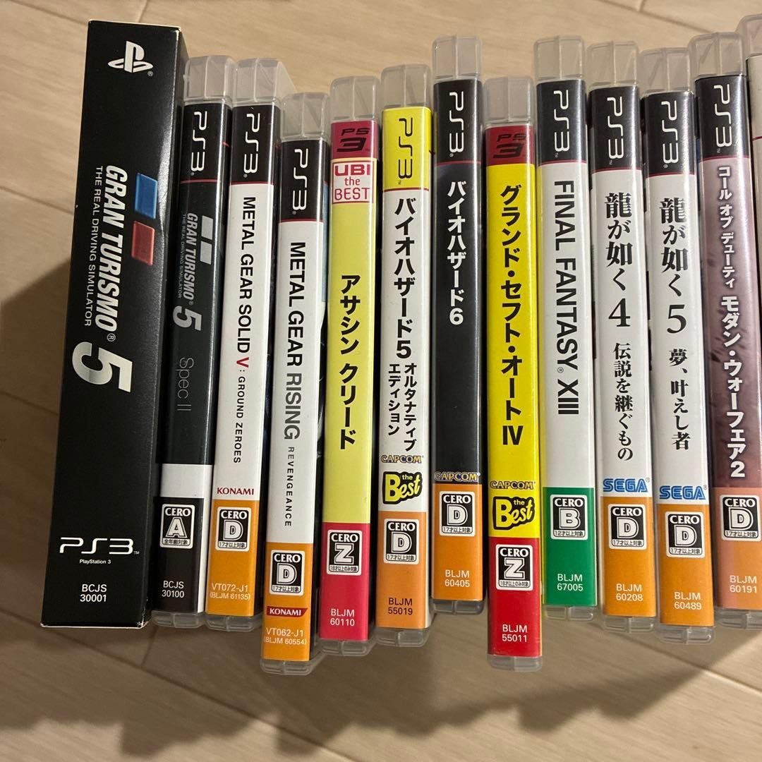 BioHazard PS3 Game Set Resident Evil 6 Final Fantasy XIII Metal Gear 5 RyuGaGoto