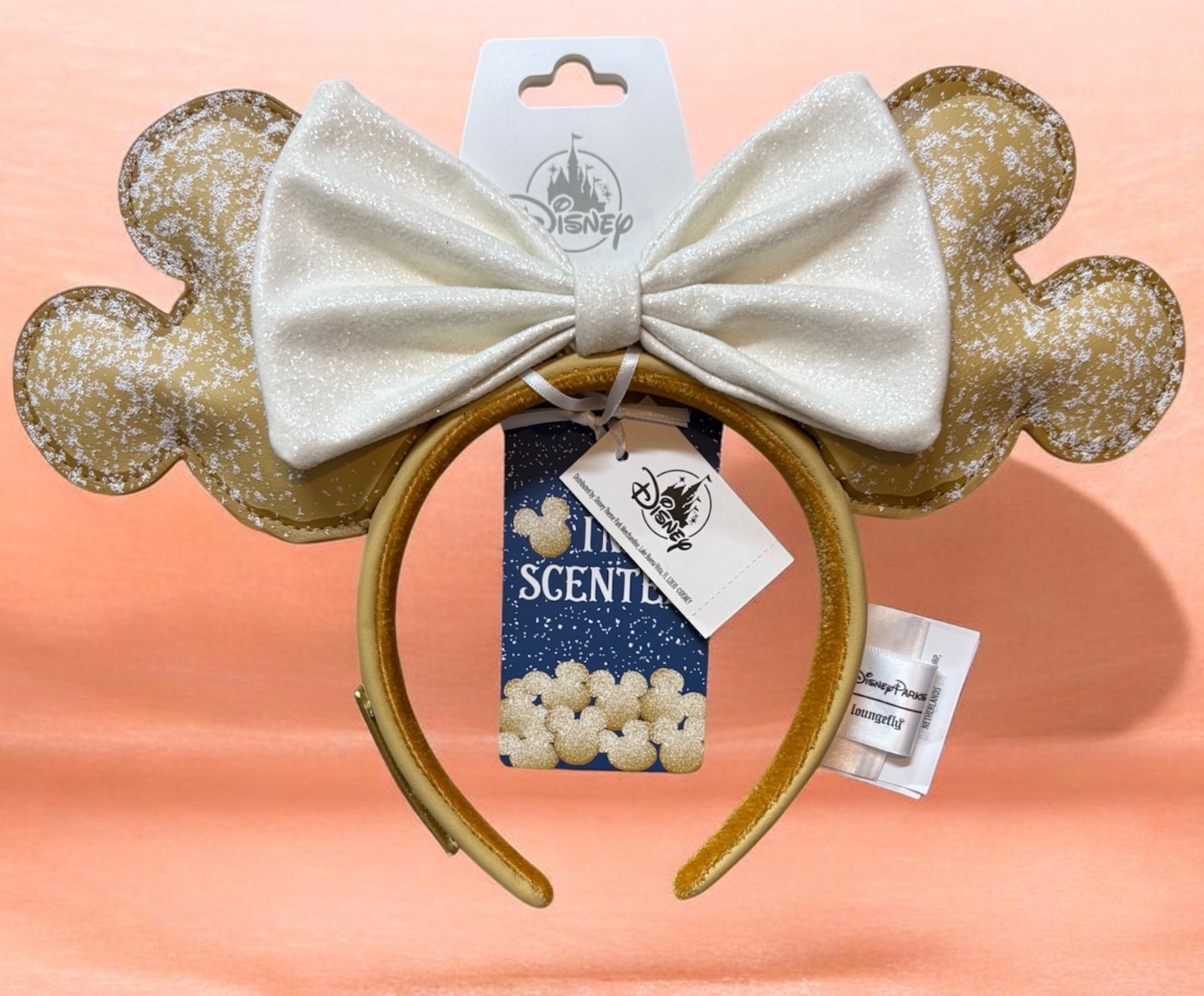 Disney World Port Orleans Scented Beignet Minnie Ears Loungefly - NEW