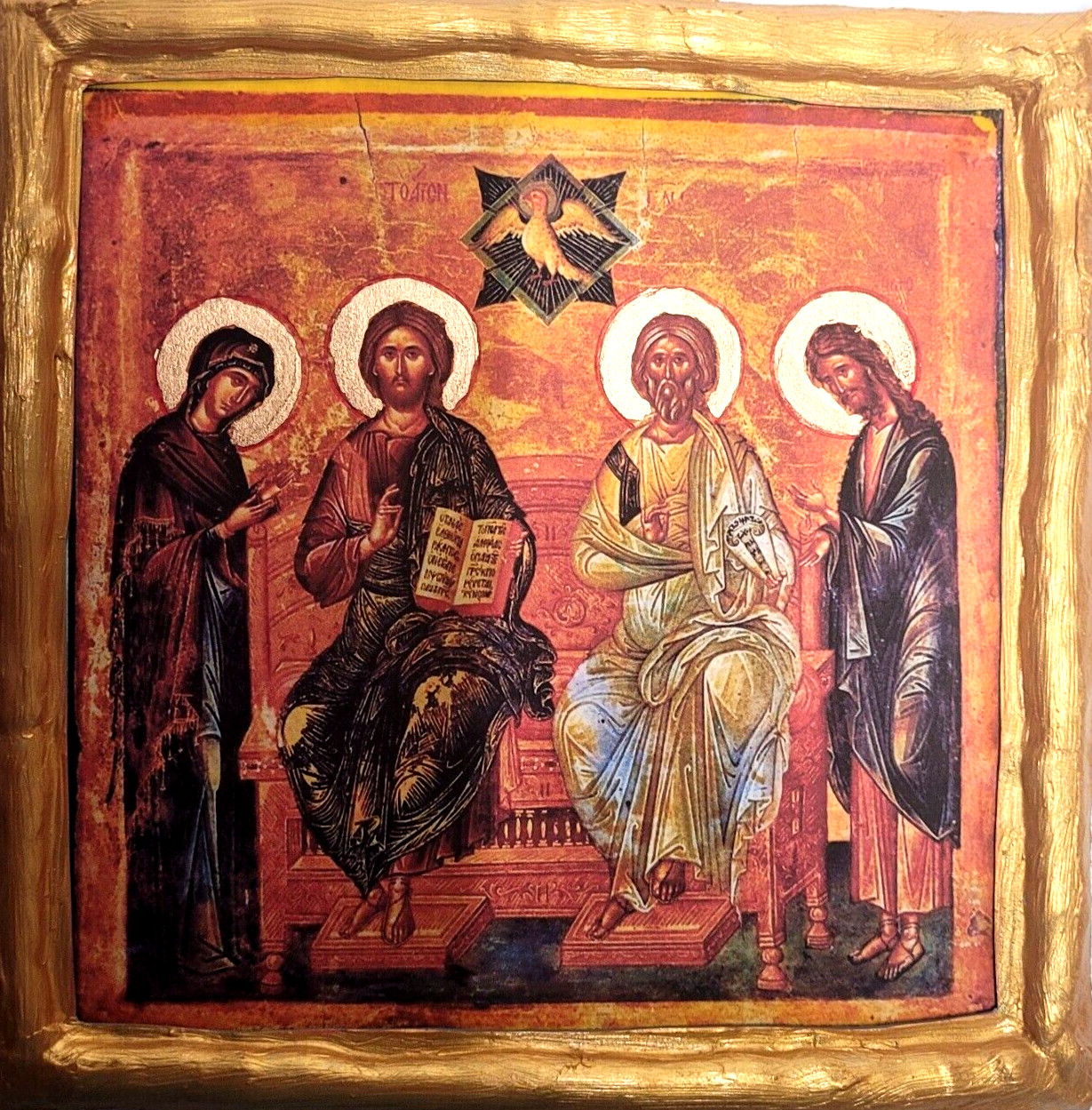 Deesis Deisis Christ Mary John The Baptist Byzantine Greek Eastern Orthodox Icon