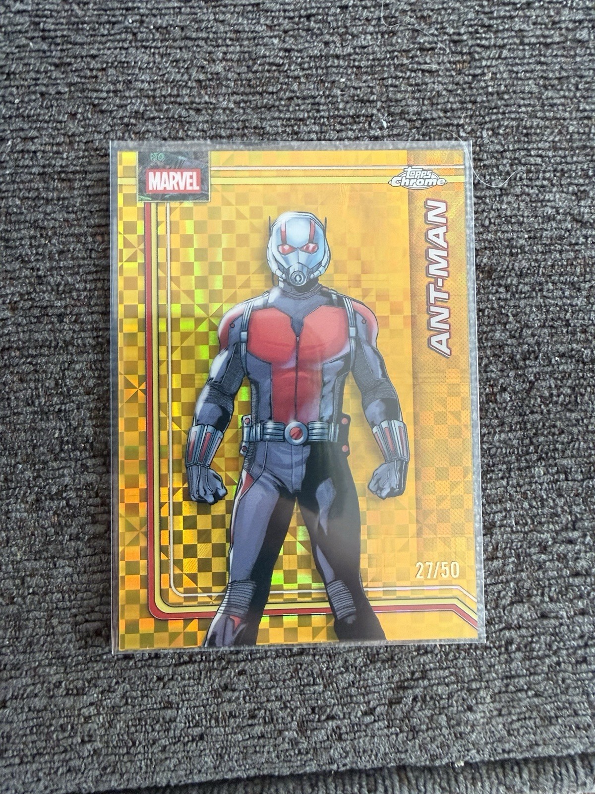 2026 Marvel Chrome Gold Refractor /50 - Ant-Man #006
