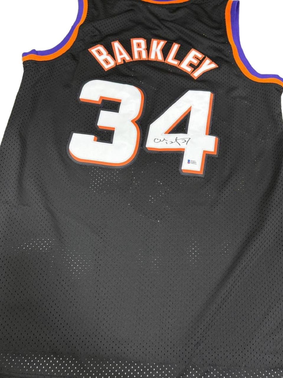 Suns Autographed Basketball Jersey Charles Barkley BAS AUTHENTICATION
