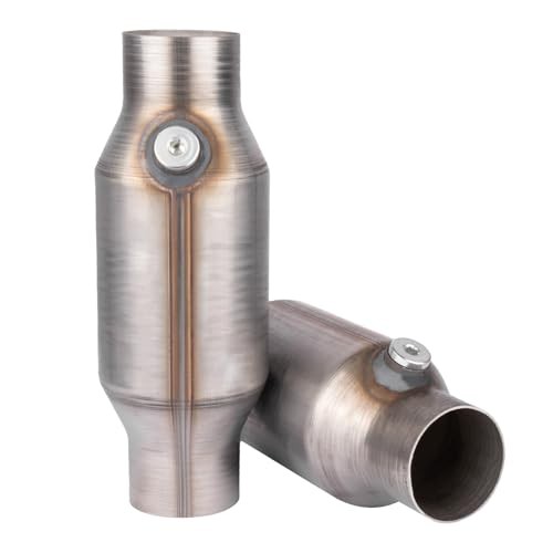 Catalytic Converter 3 Inch 2 Pcs, High Flow Universal Catalytic Convert Inlet