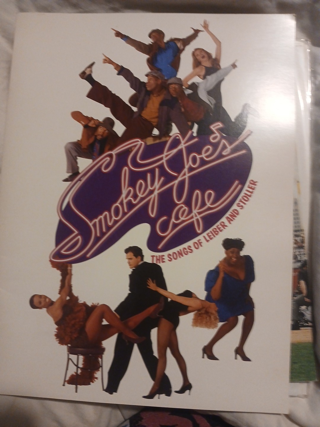 Vintage Smokey Joes Cafe The Songs of Lieber and Stoller Program Book 12” X 9”