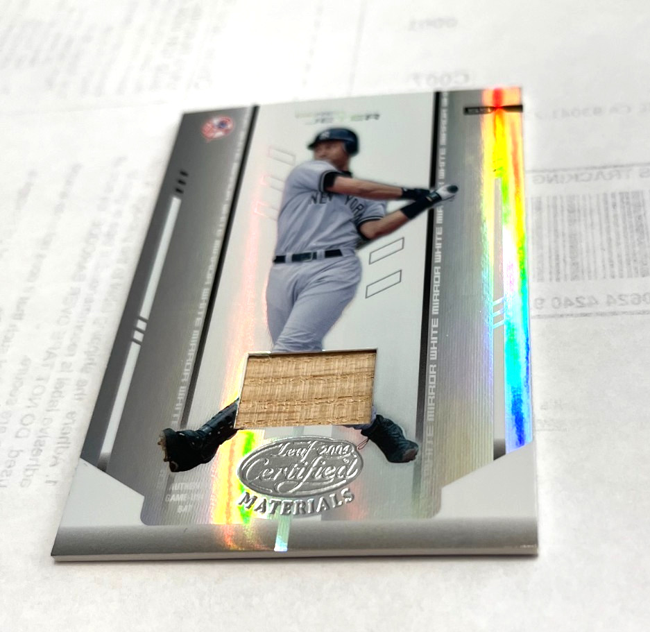 2004  Leaf Certified Materials  Mirror White   #51   DEREK JETER   Yankees  /100