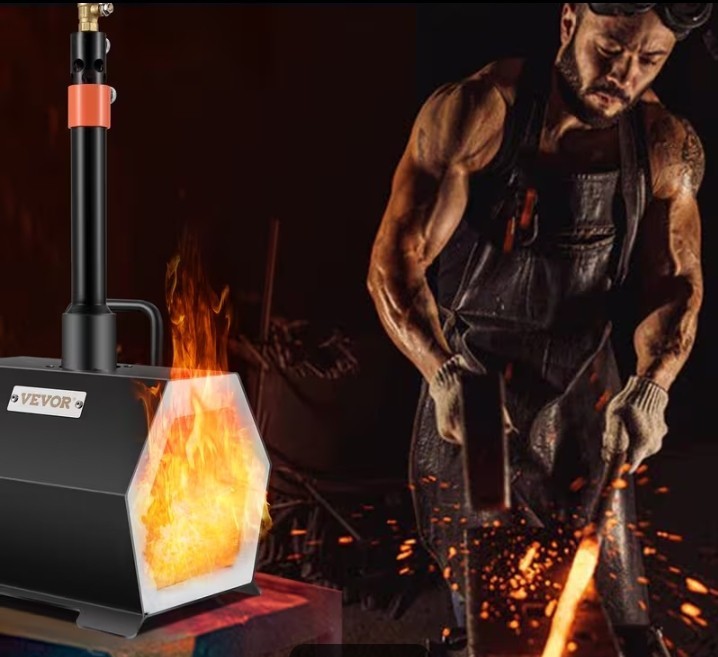 Propane Forge Portable Single Burner Tool Knife Making Large WE SHIP OVERSEA