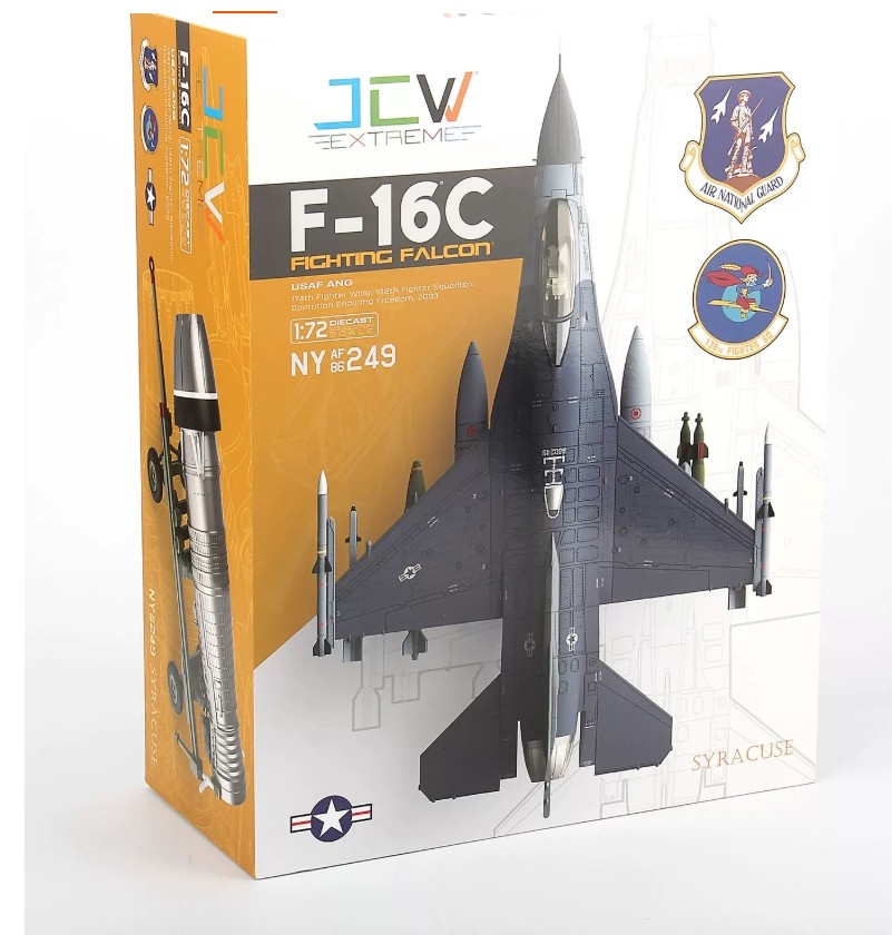 JC WINGS 1/72 USAF F-16C Alloy Model 174th Sqn F16-018 Collectible