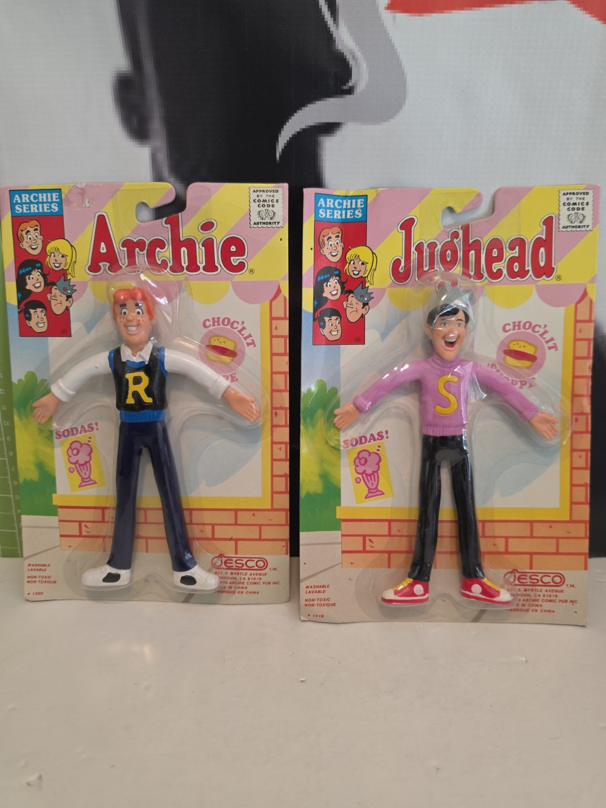 Archie Series 1989 Comic Jesco Bendable Archie Jughead Package New