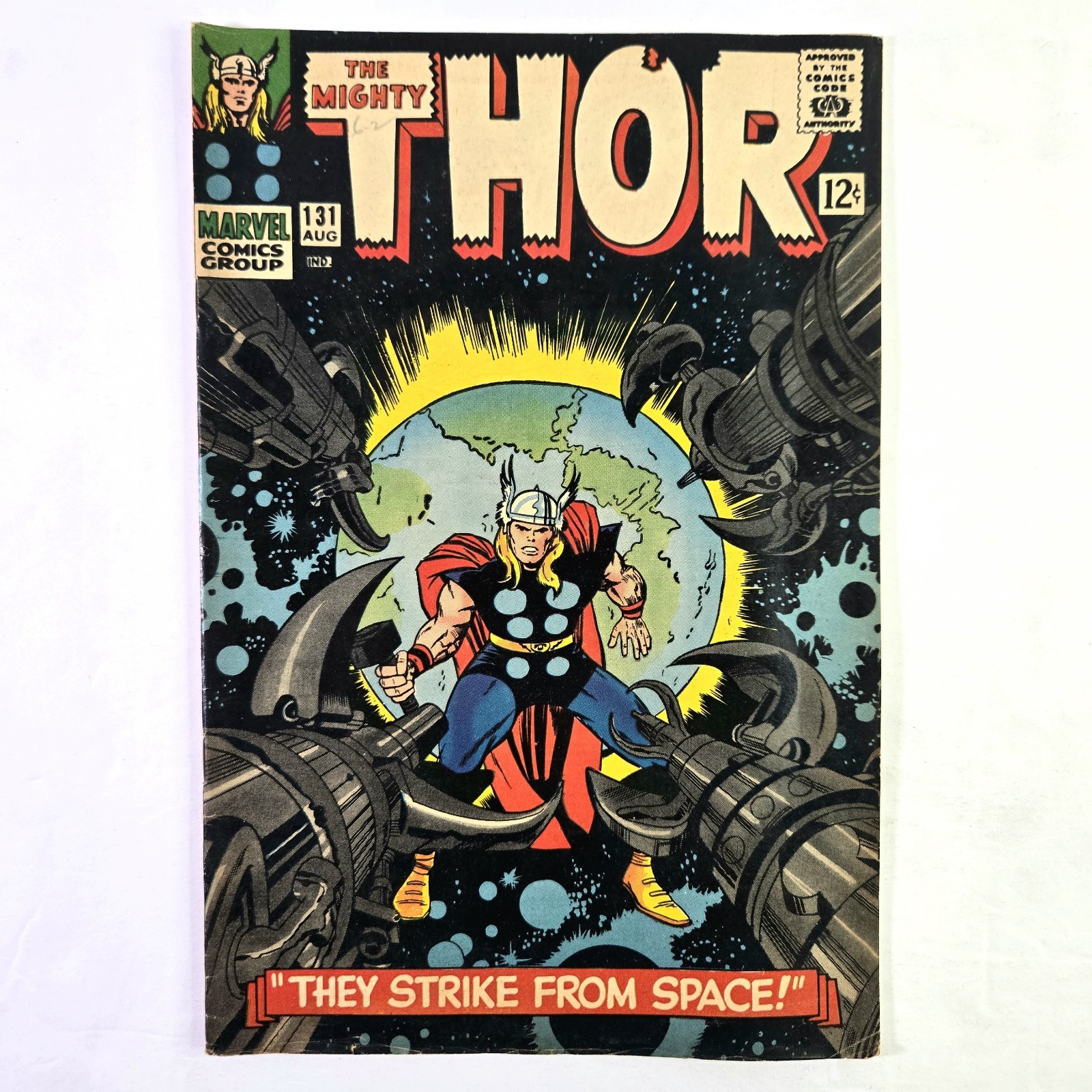THOR #131 - 1ST RIGELLIANS 1966 SILVER AGE MARVEL COMICS
