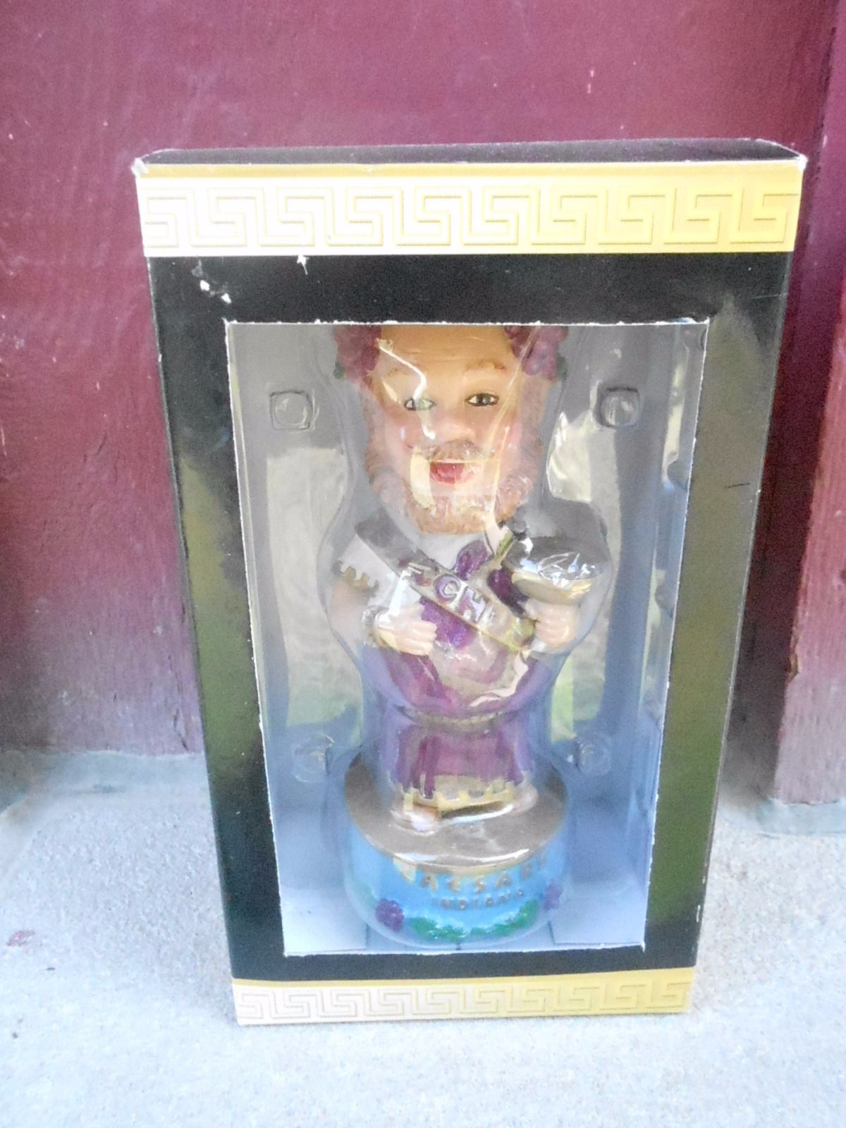 NRFB CAESARS INDIANA BRACCHUS Resin Advertising Bobble head (S20C)