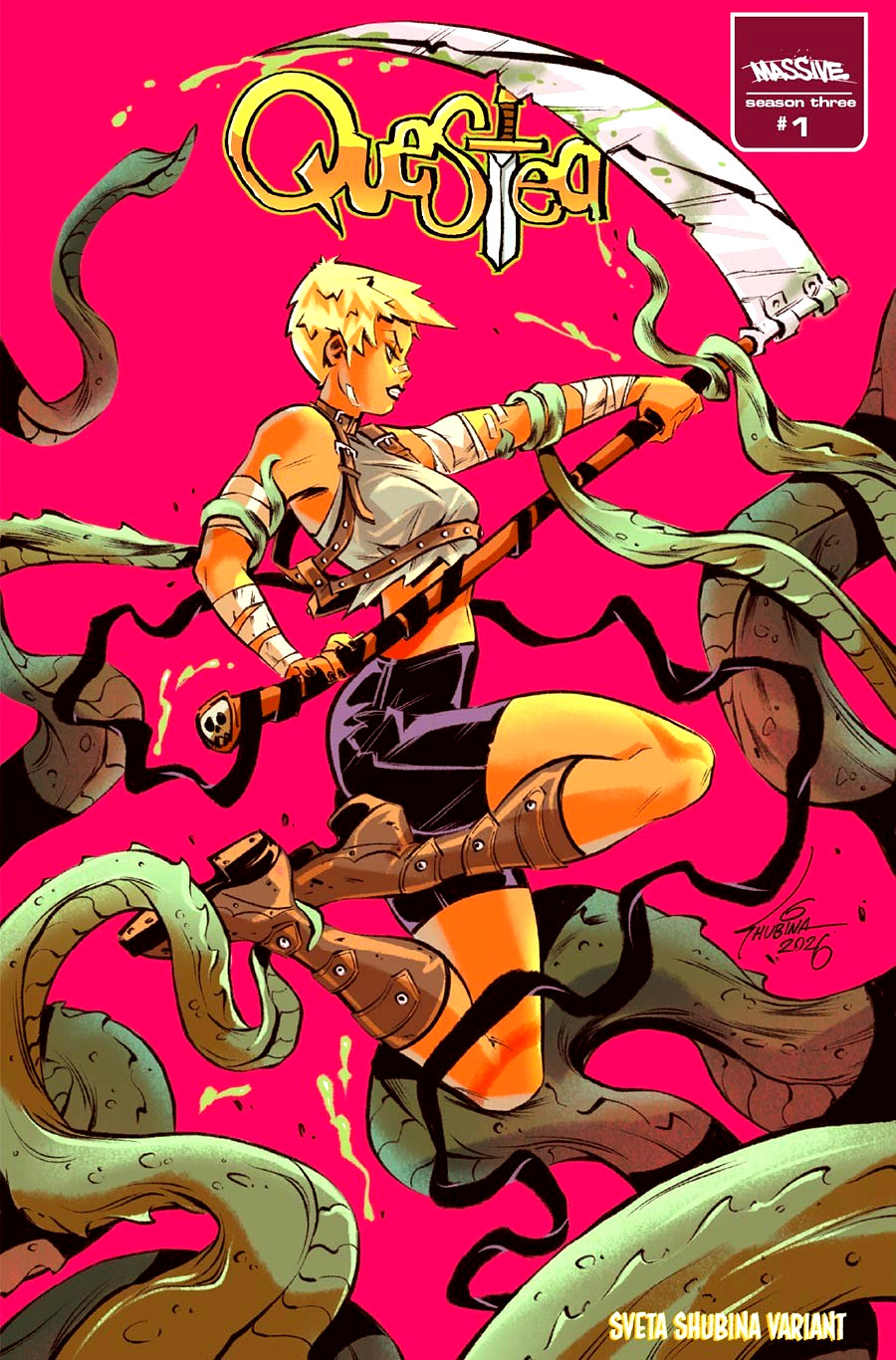 QUESTED SEASON 3 #1 COVER G INCENTIVE SVETA SHUBINA VARIANT NM