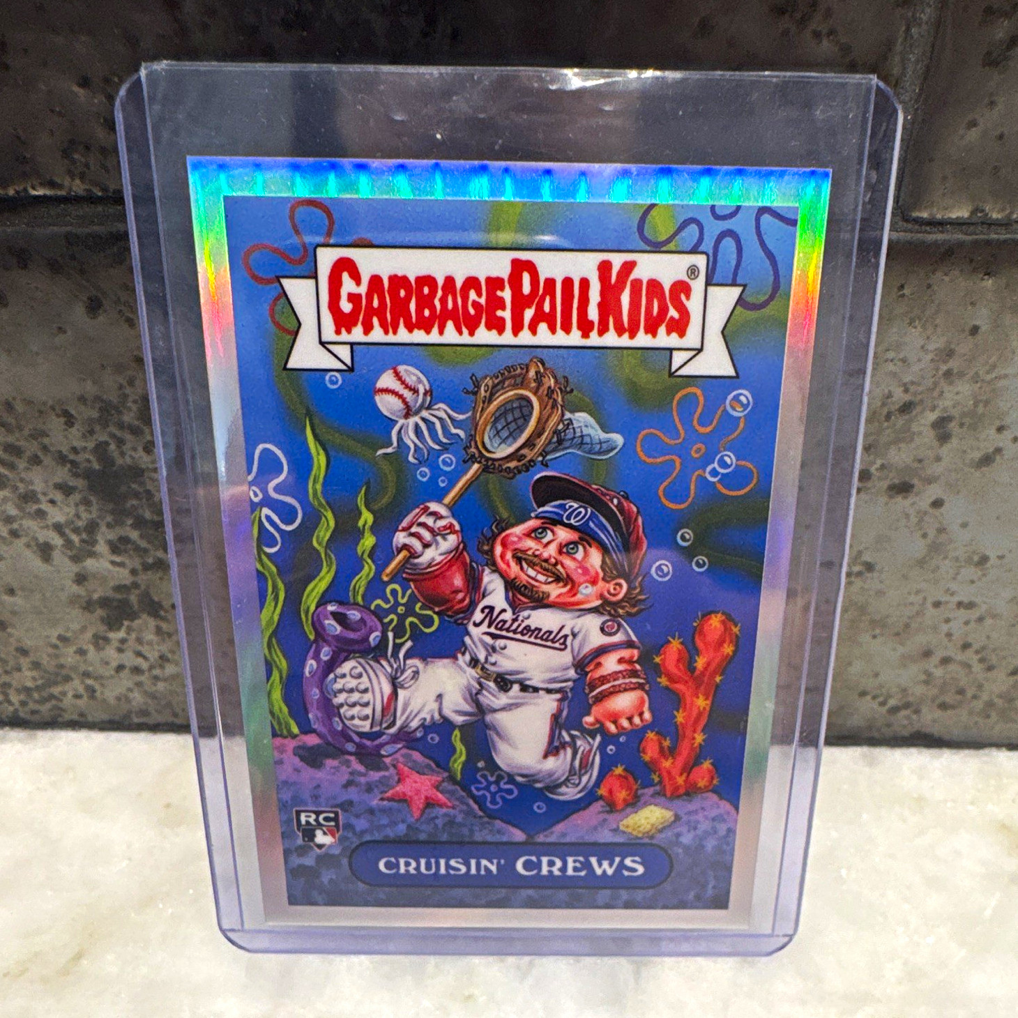 2025 Topps Bowman Chrome Dylan Crews RC Garbage Pail Kids Nationals #BGP-48